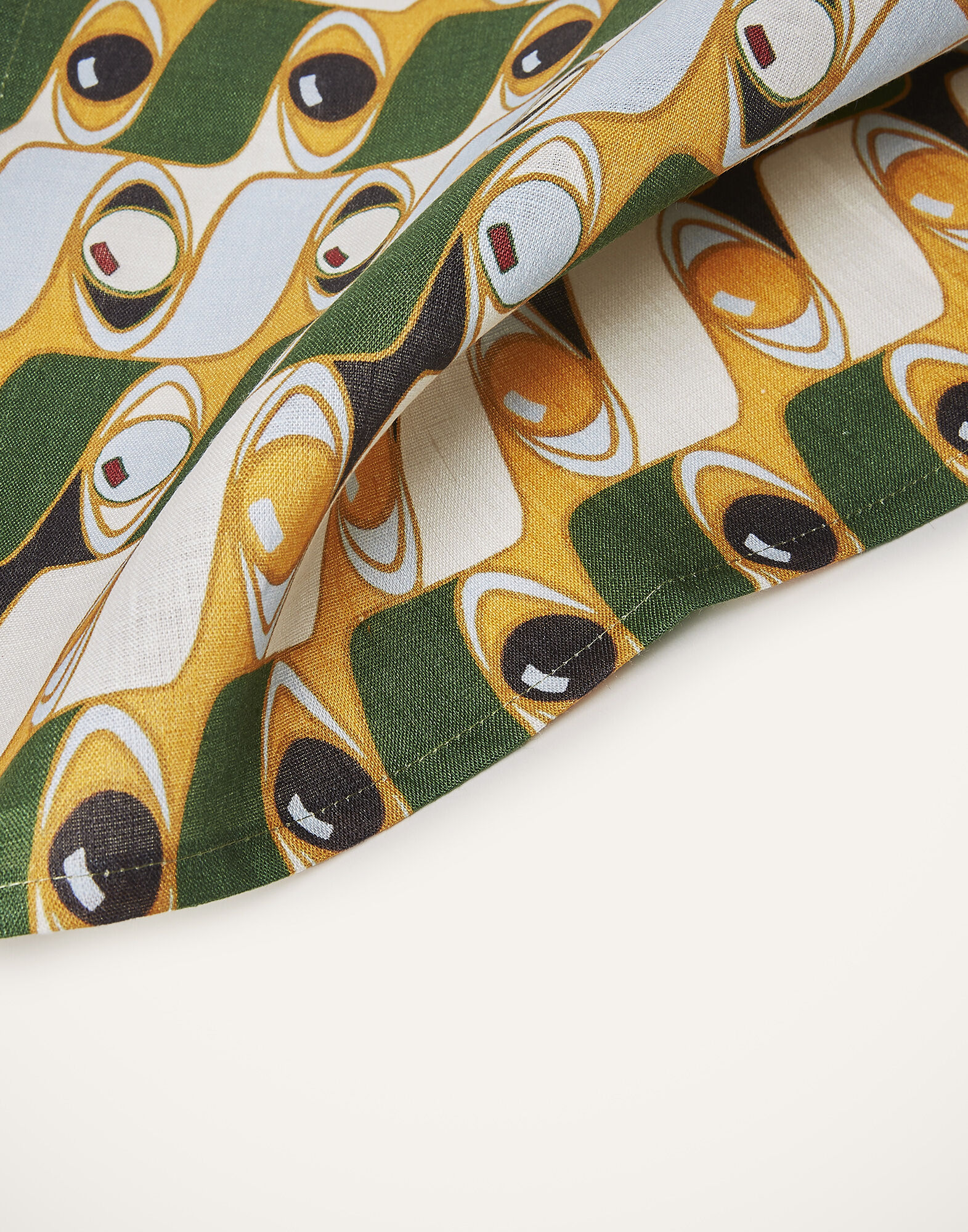 La DoubleJ Large Napkins Set Of 2 Third Eye NAP0006LIN001THE0001