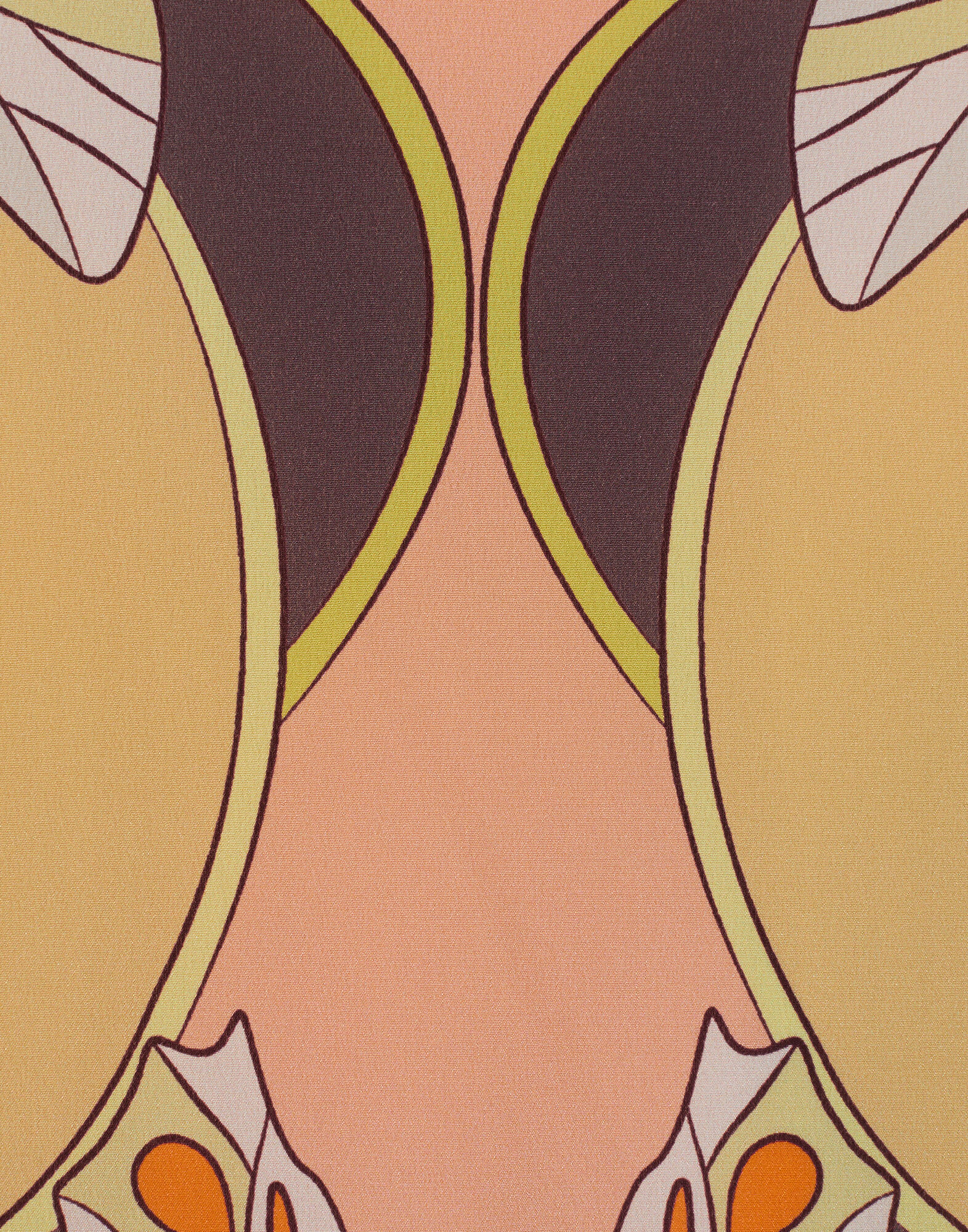 La DoubleJ La Scala High Top Florette Plac&eacute;e Pale Pink TOP0194CRE010FLO08PI02