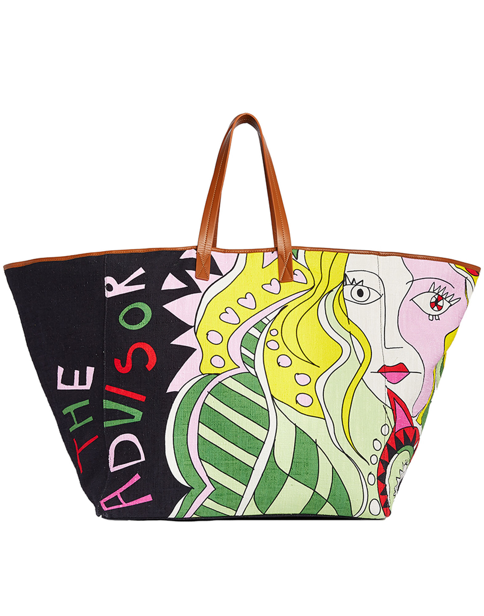 La DoubleJ Big Mama Tote Bag Athena BAG0003COT005ATH0004