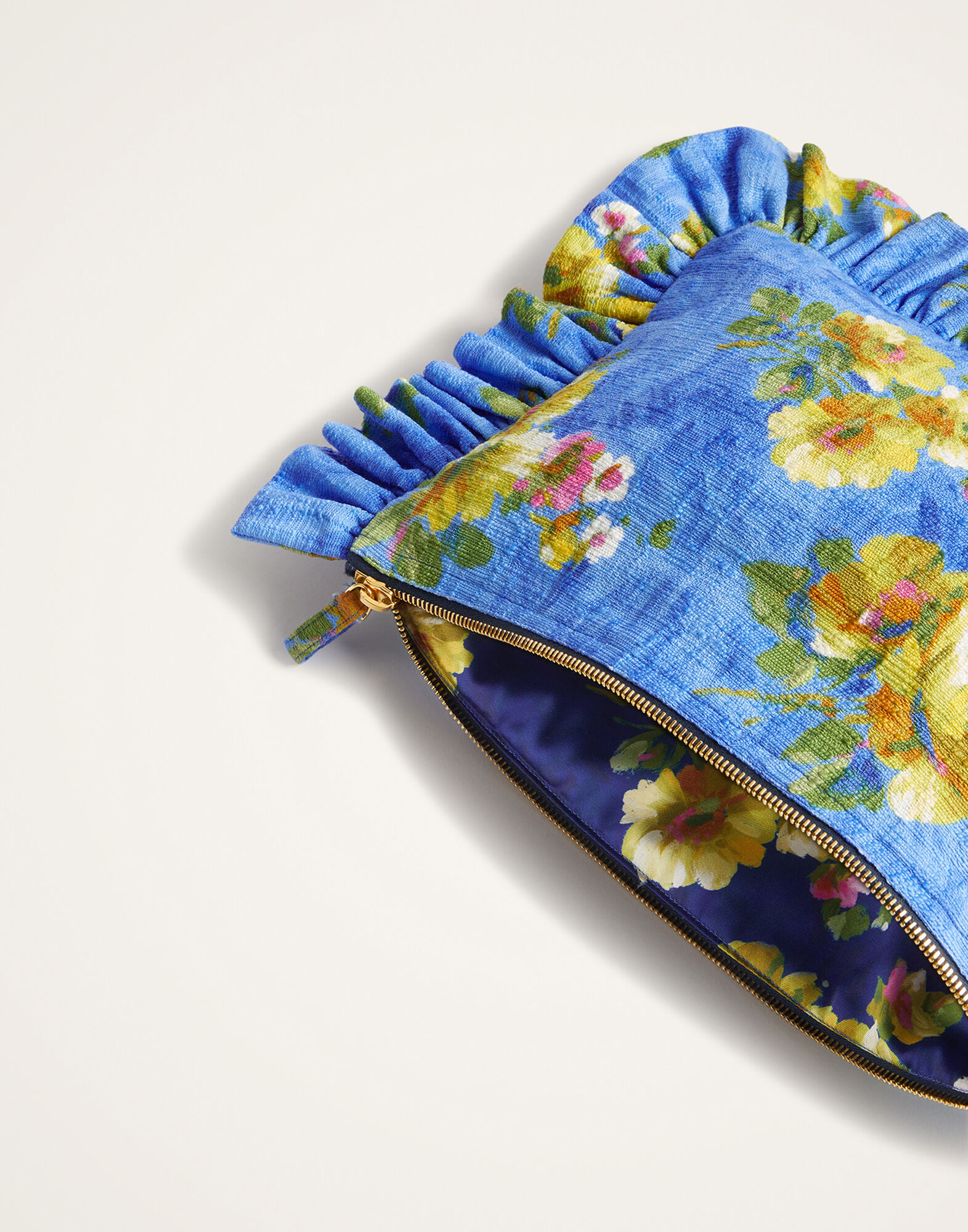 La DoubleJ Hand Pochette Riptide Light Blue BAG0059COT005RIP01BU01