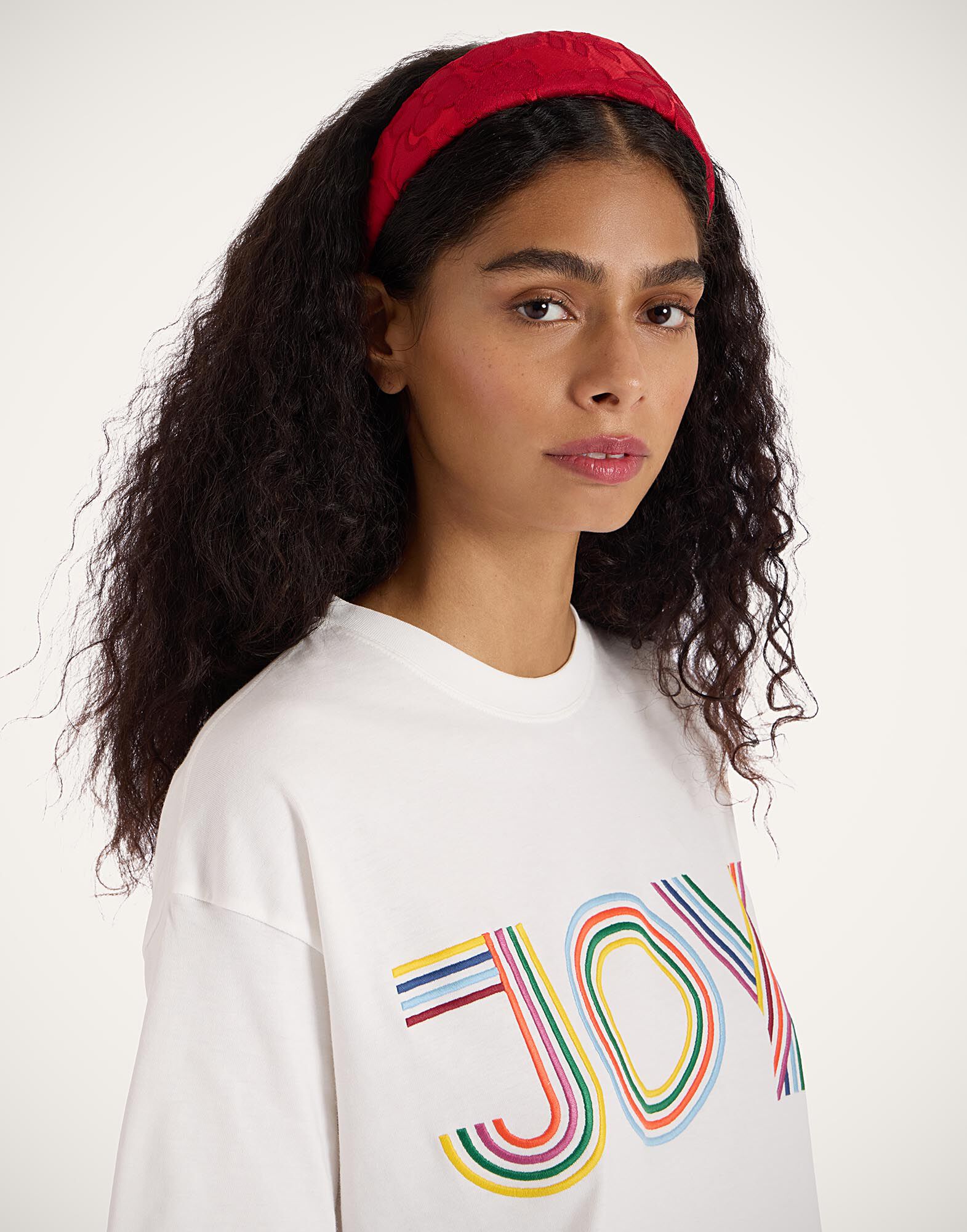 La DoubleJ Flat Headband Peony Red HEB0023JCQ111PEO04RE01