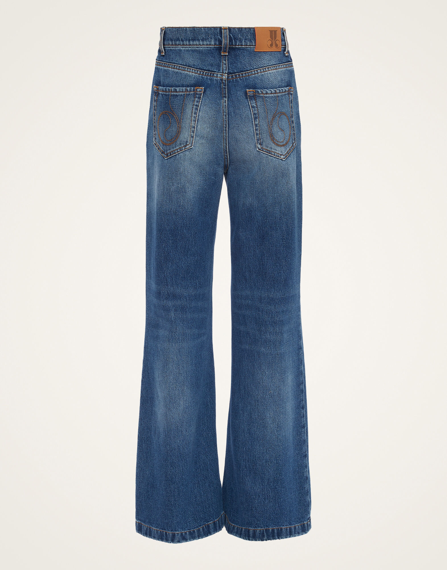 La DoubleJ Flare Jeans Blue TRO0096DEN006SOLIDBU03