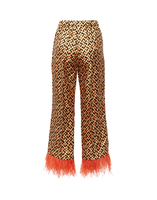La DoubleJ Boudoir Trousers &#40;With Feathers&#41; Puzzle Rosa TRO0043SIL001PUZ0002