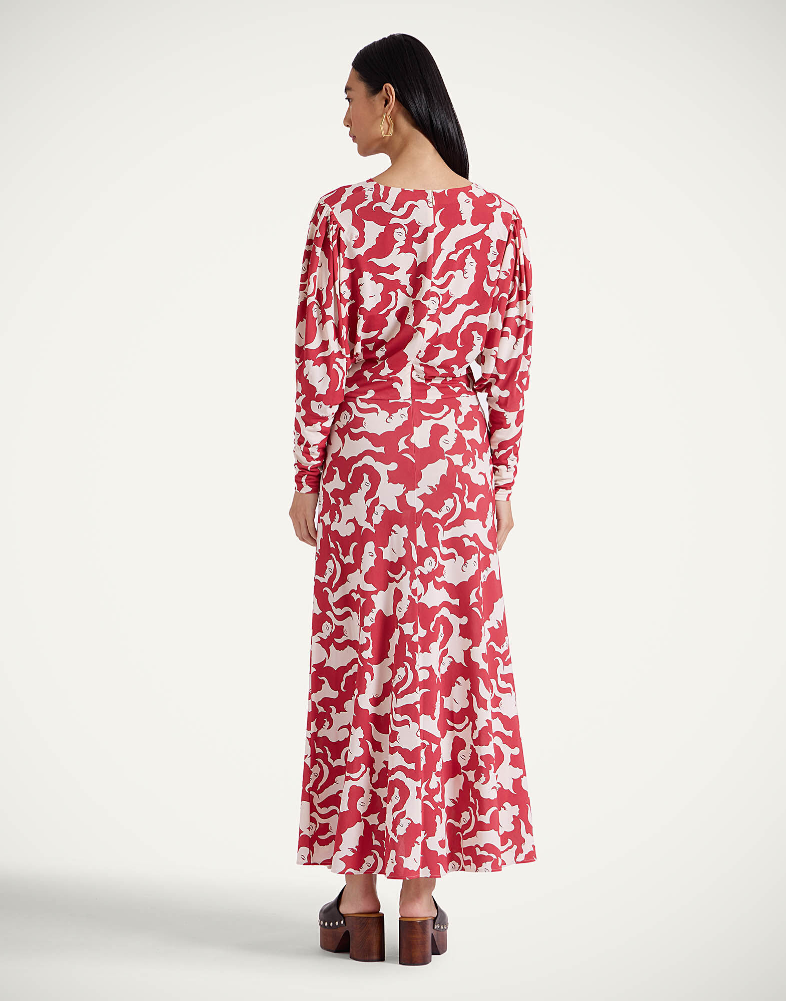 La DoubleJ XX Dress Mamma Red DRE0842JER027MAM01RE01