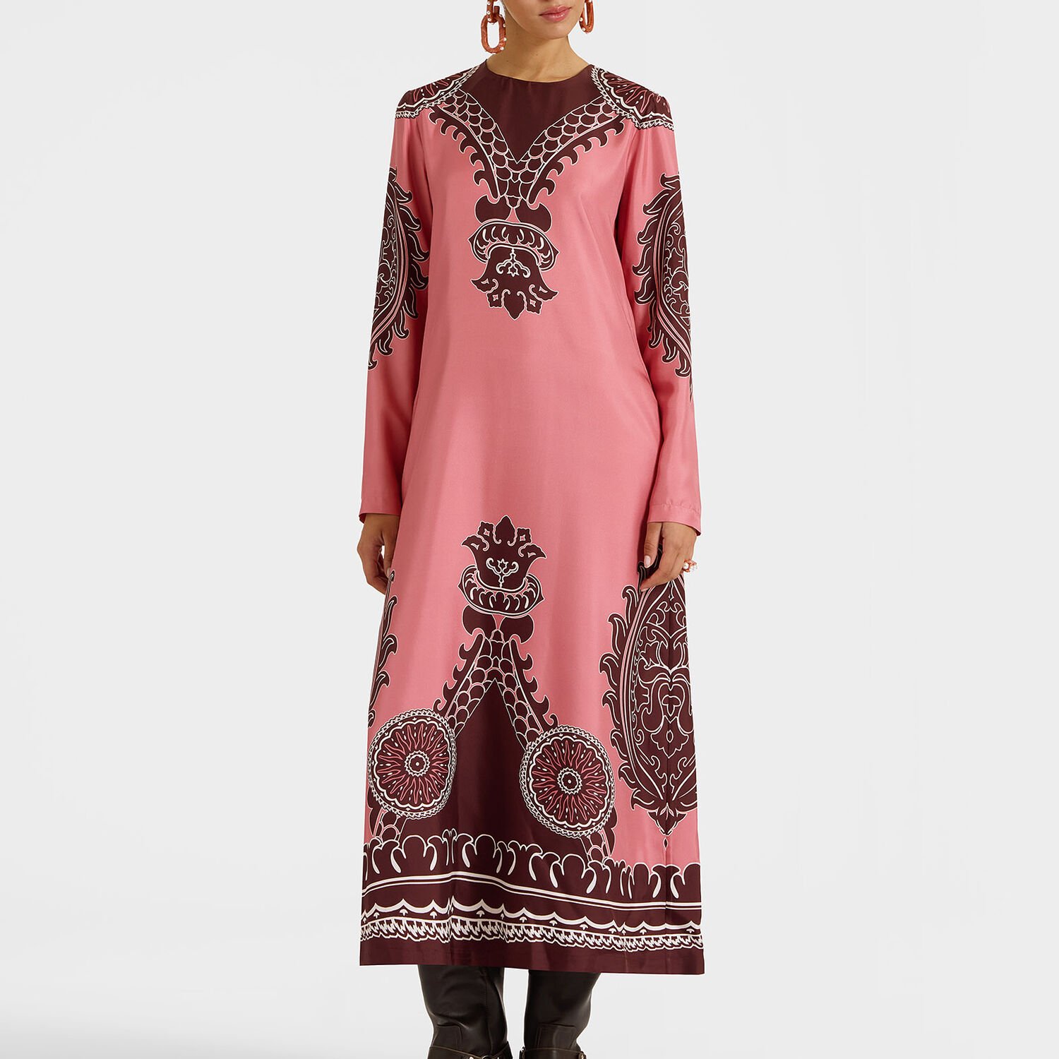 La Double J Long Sleeve Swing Dress
