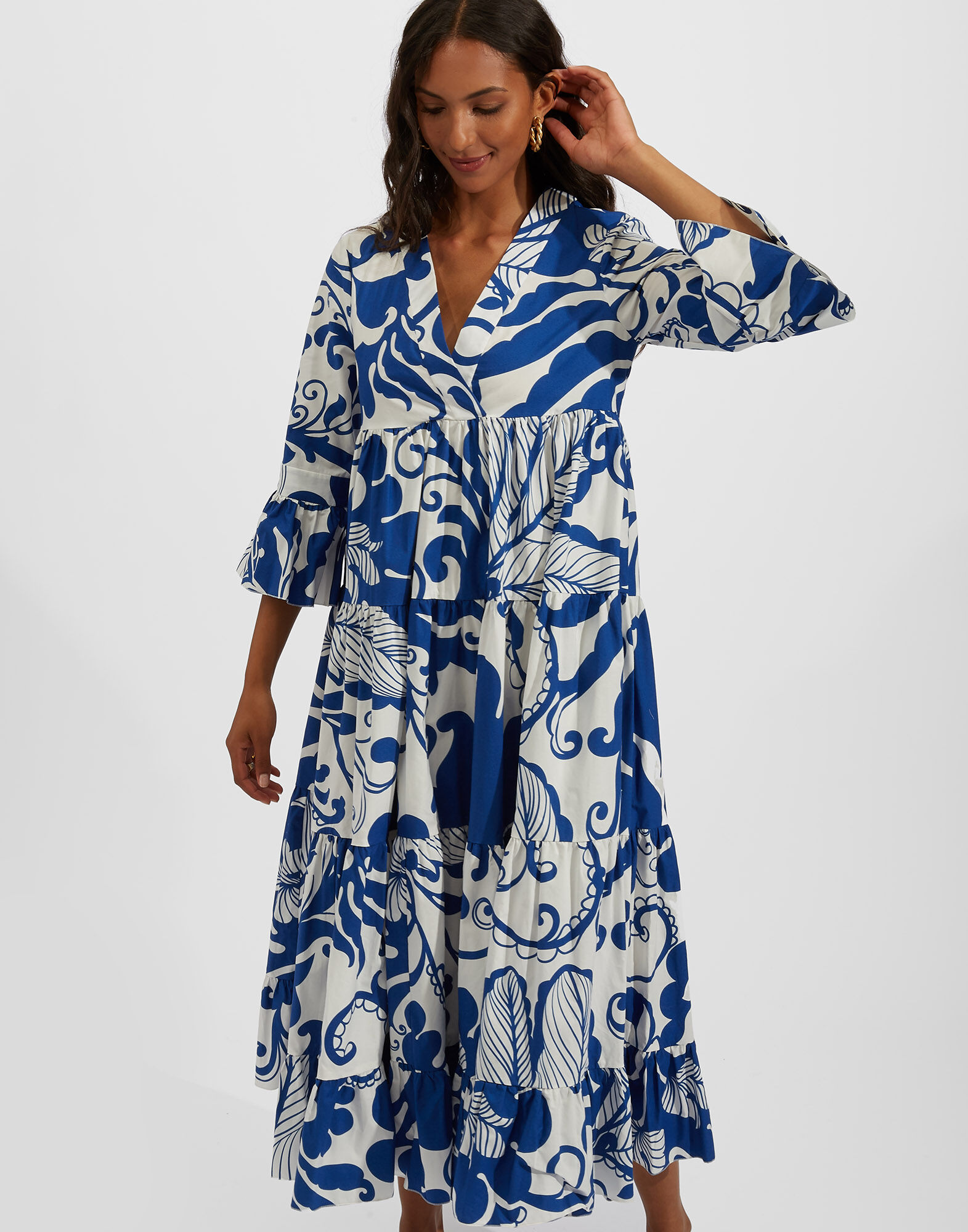 LaDoubleJ Jennifer Jane Dress Marea Blu DRE0114COT001MRE0002