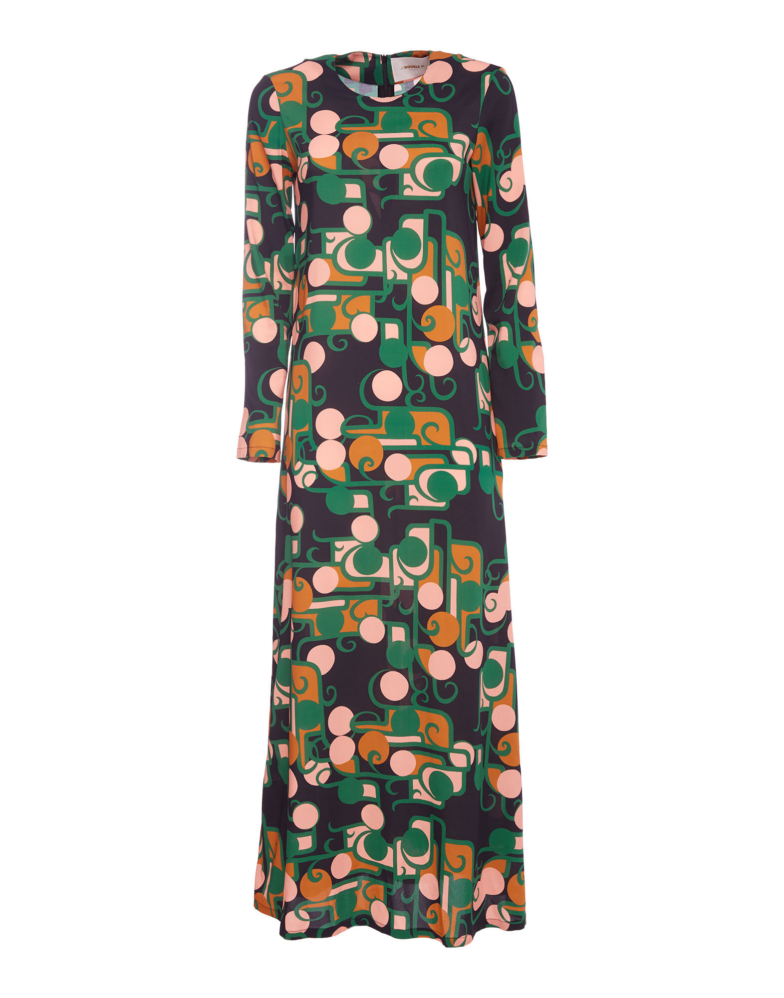 LaDoubleJ Long Sleeve Swing Dress Deco DRE0184VIS001DEC0001