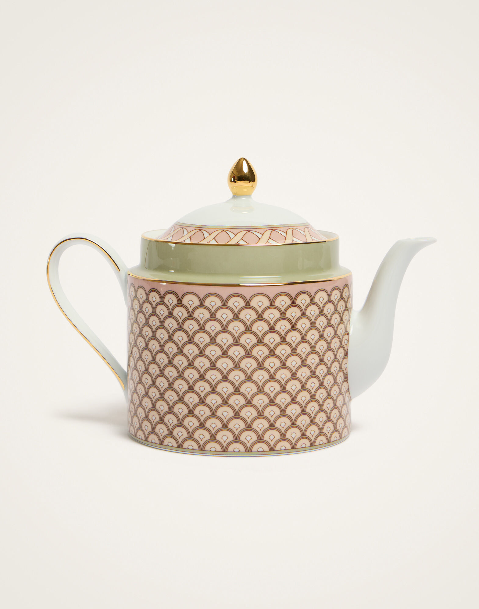 La DoubleJ Impero Teapot Odysseus Dusty Pink POT0002CER001ODY01PI10