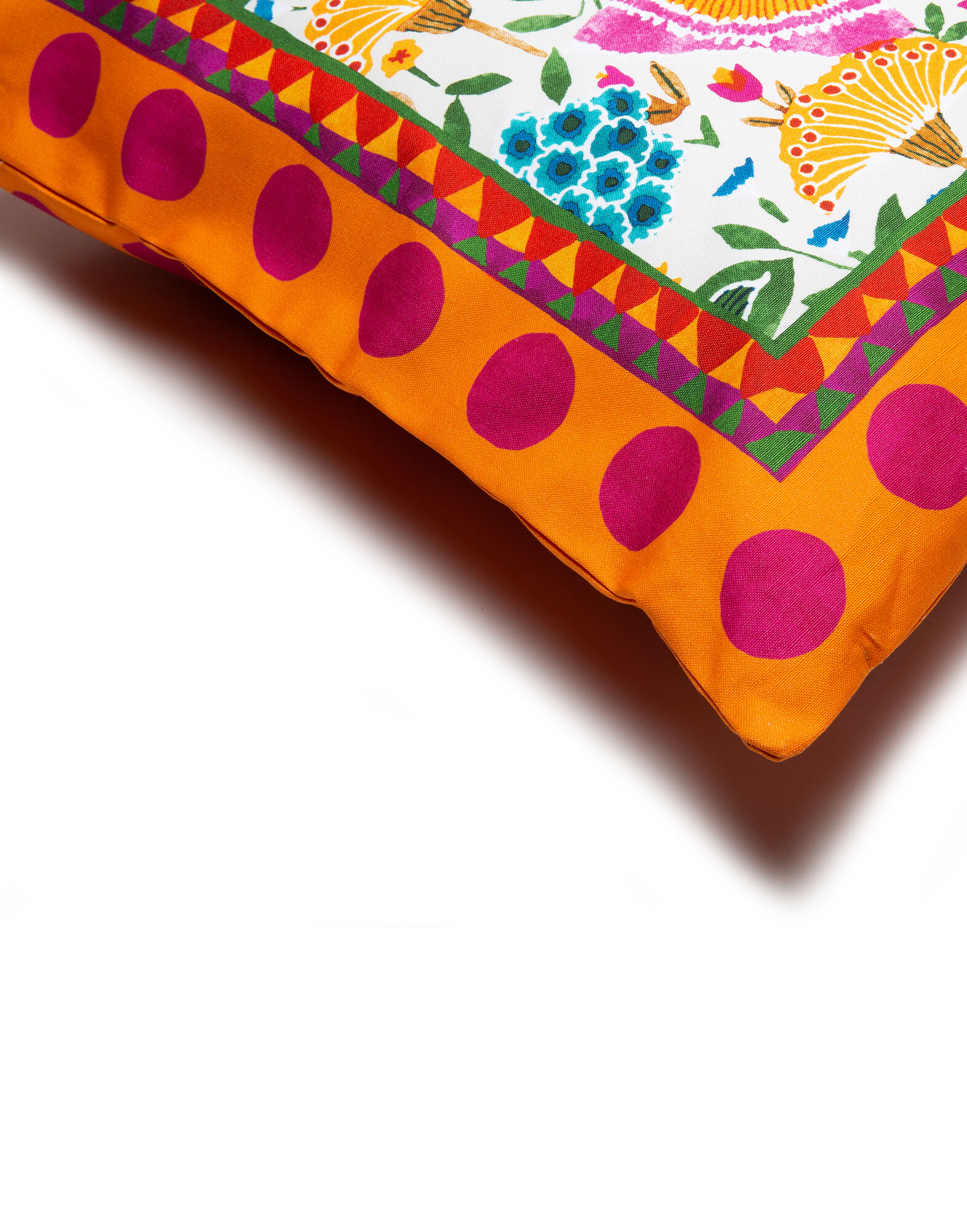 La DoubleJ Cushion Cover Colombo Bianco/Mexico CUS0001COT011COL0005