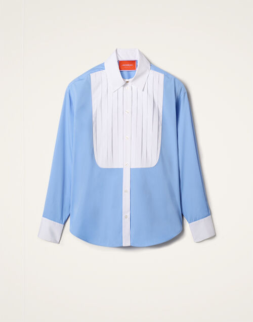 La DoubleJ Peggy Shirt Solid Light Blue SHI0115COT064SOLIDBU01
