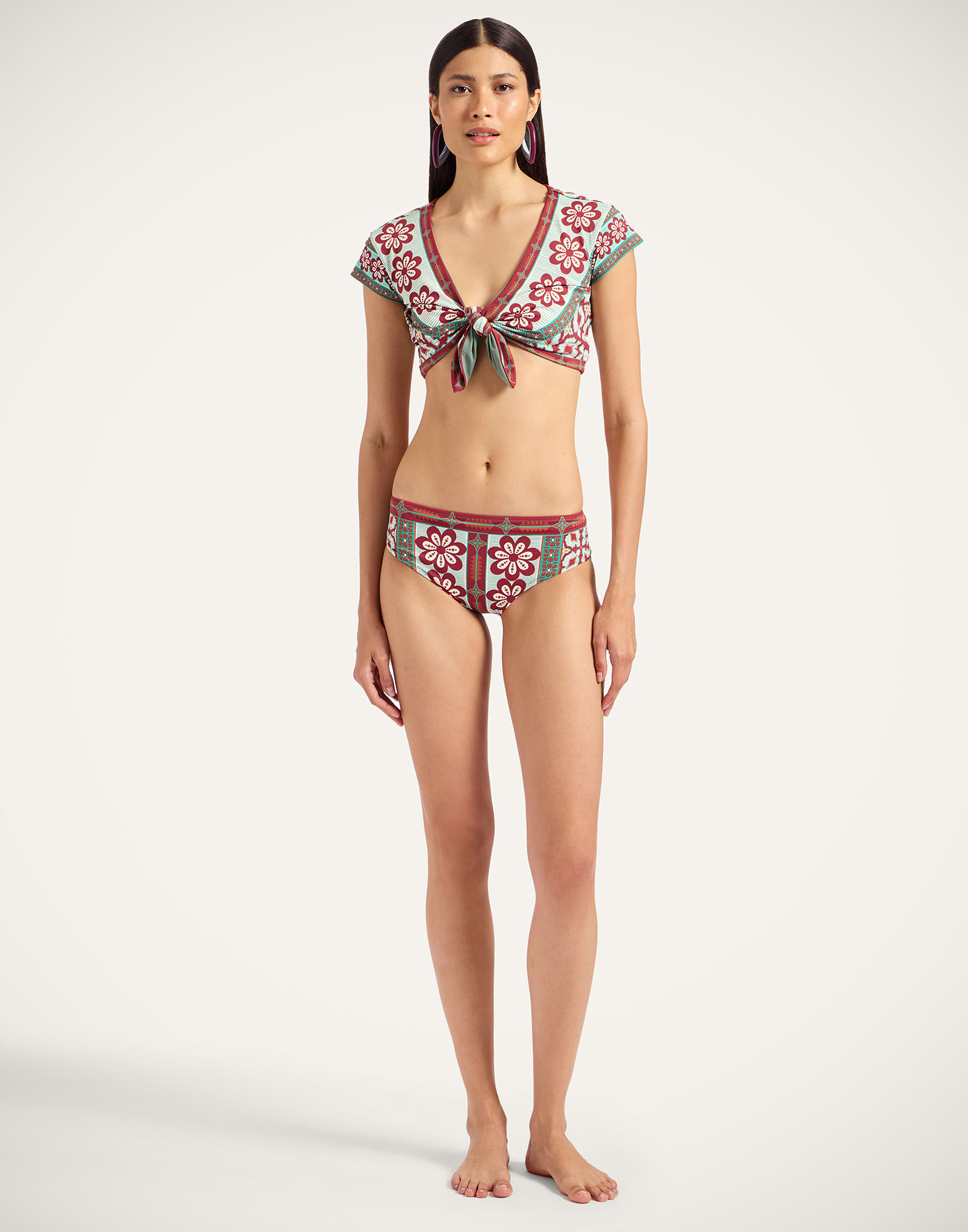 La DoubleJ Boy Brief Pagoda Plac&eacute;e Rust SWI0056LYC006PAG01OR04