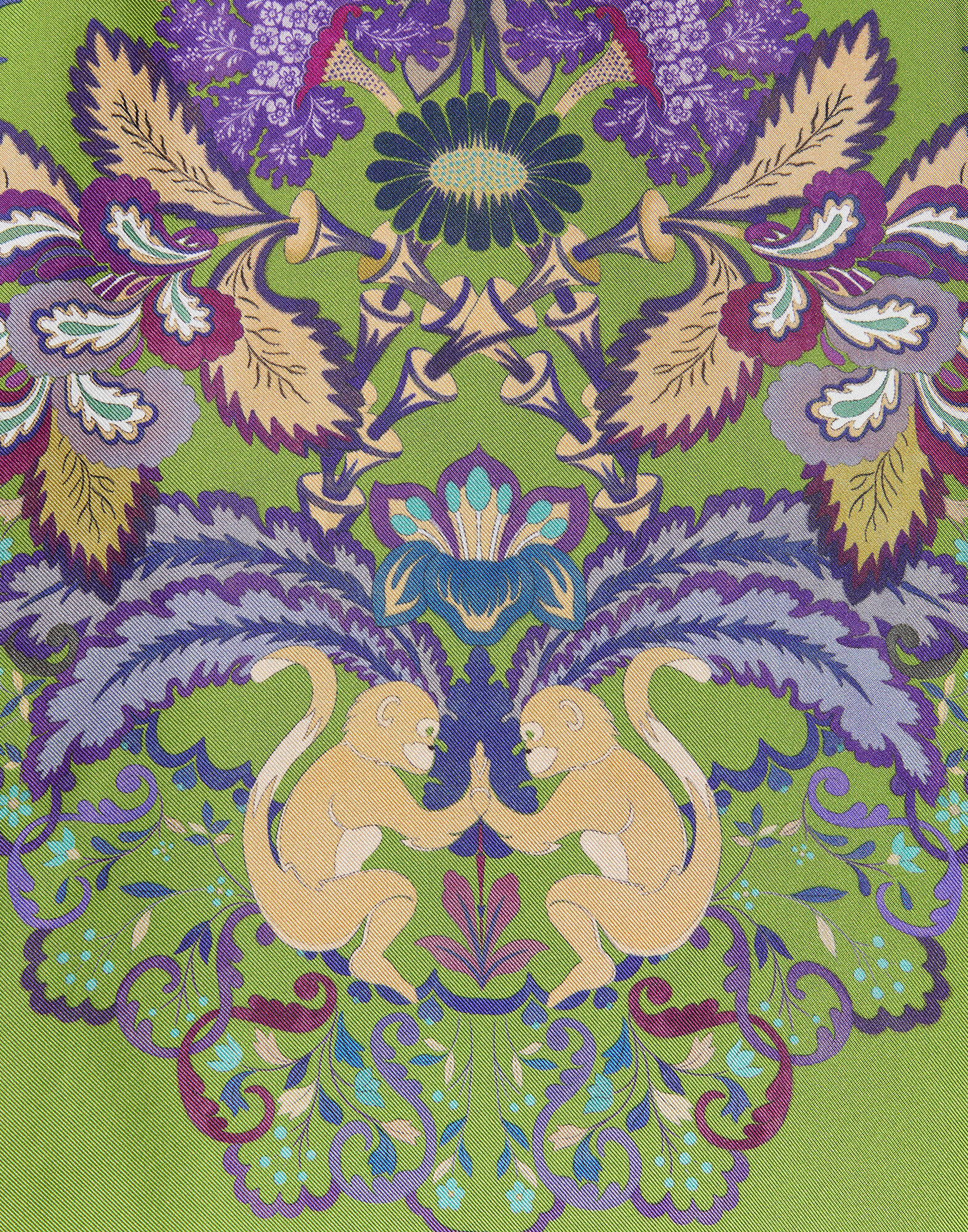 La DoubleJ Boy Shirt Cornucopia Plac&eacute;e Green SHI0040SIL026CRN03GR02