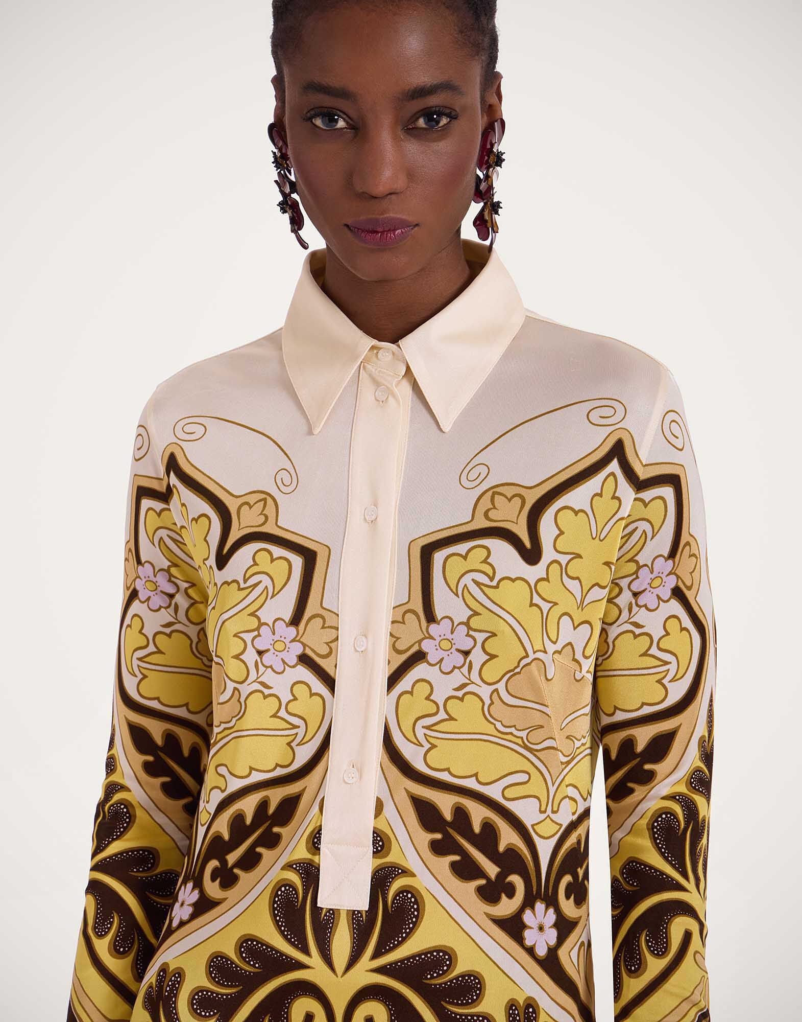 La DoubleJ Perry Street Dress Spells Plac&eacute;e Yellow DRE0807JER053SPE01YE02