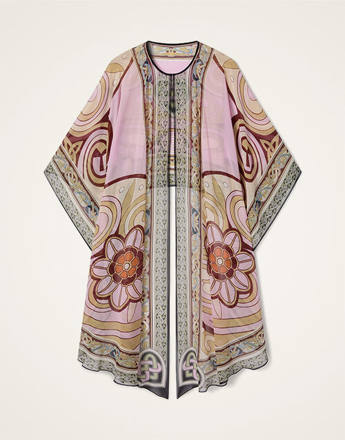 La DoubleJ Maria Cape Kells Plac&eacute;e Pink SCA0092SIL014KEL03PI01