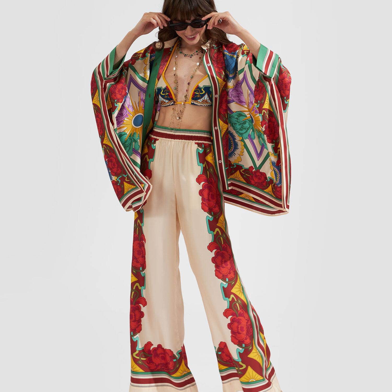 La Double J Palazzo Pants (Placed)