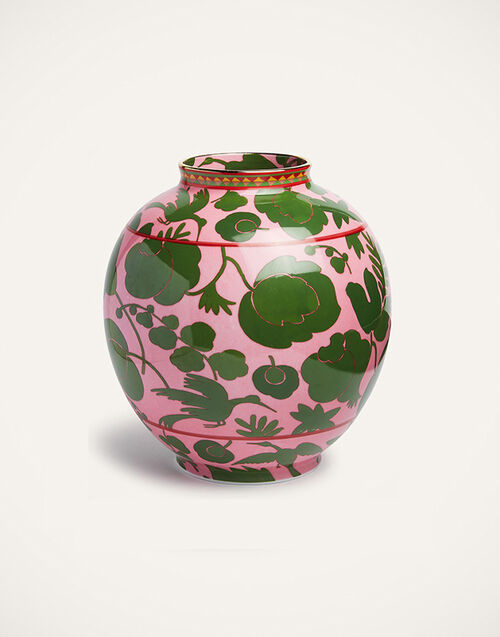 La DoubleJ Bubble Vase Wildbird Rosa/Verde VAS0003CER001CER0016