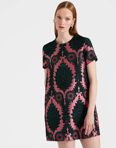 La DoubleJ Women's Mini Swing Dress - Oltrarno Pink - Size Medium La DoubleJ Women's Mini Swing Dress - Oltrarno Pink - Size Medium