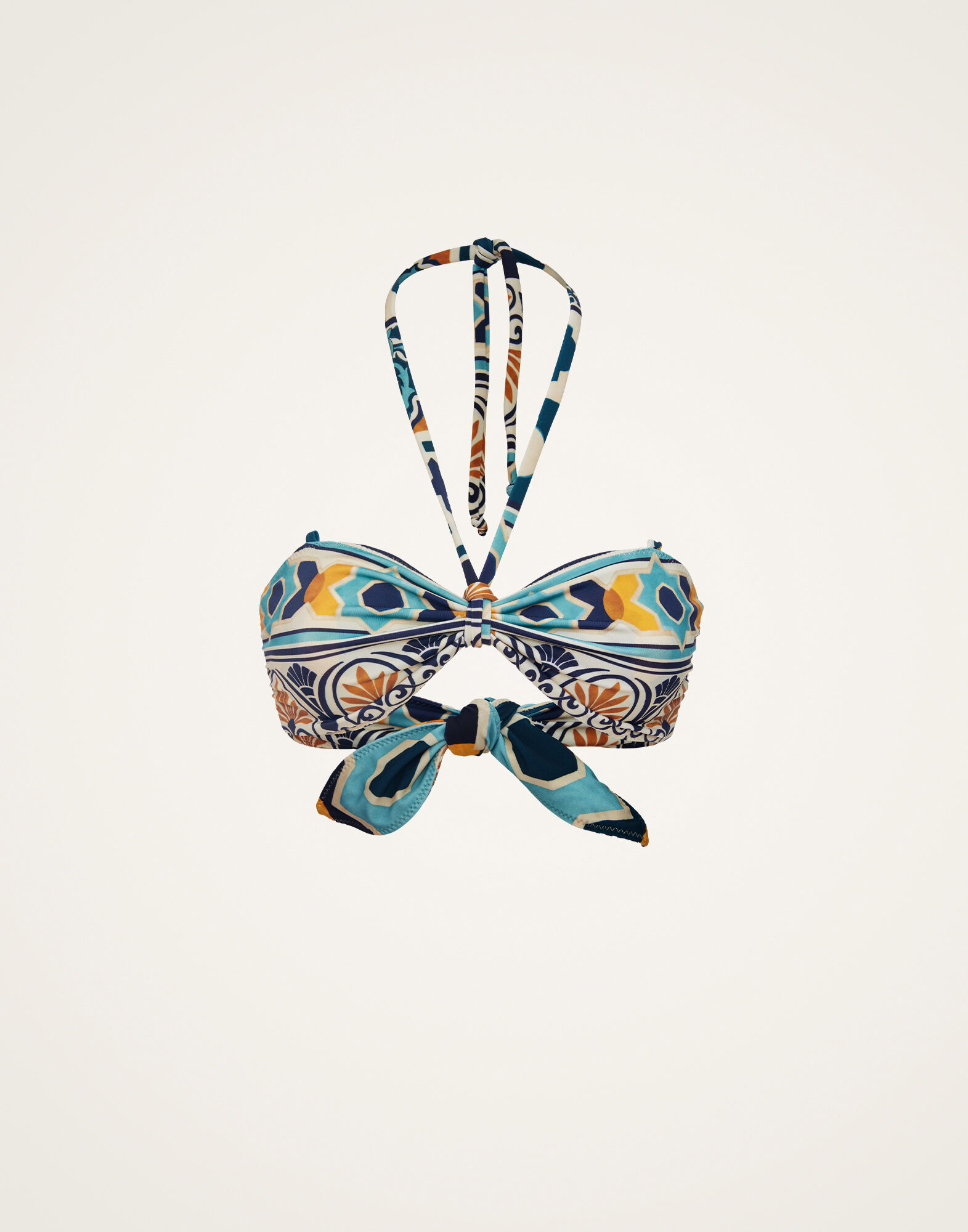 La DoubleJ 3-Way Bandeau Top Casareale Small Plac&egrave;e Cream SWI0021LYC001REA02WH03