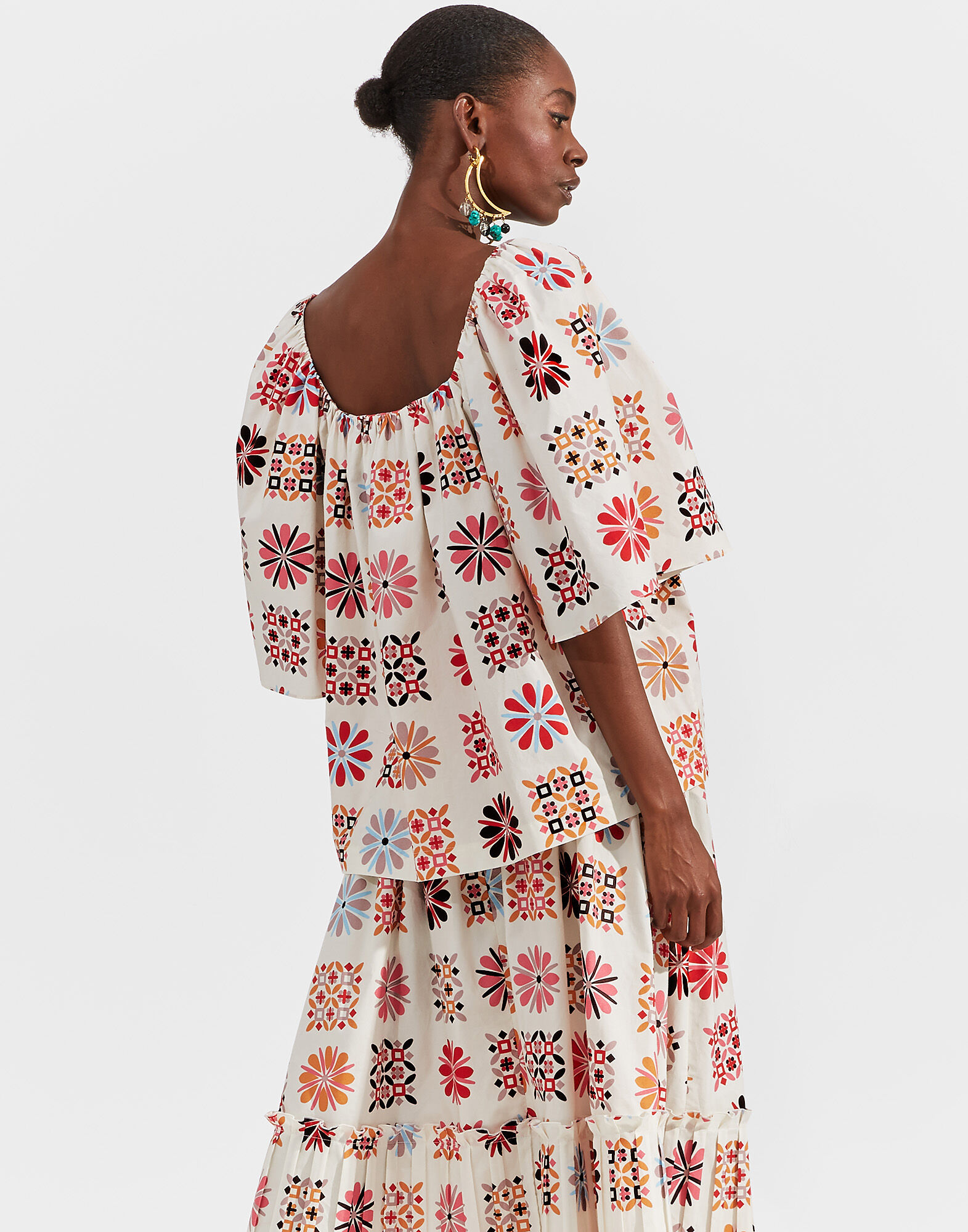 LaDoubleJ Rapunzel Top Vetrata Bianco TOP0025COT001VET0002