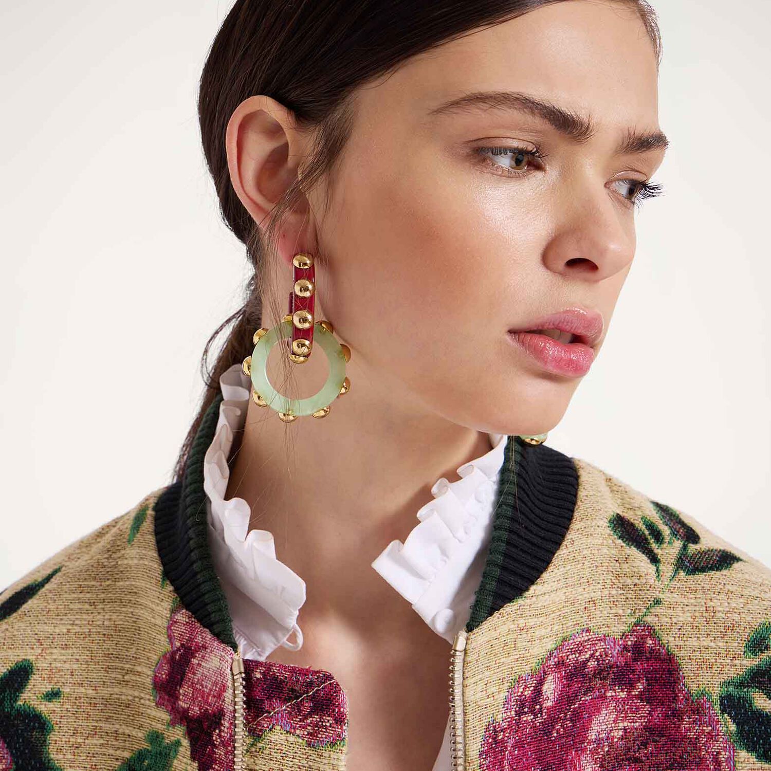 La Double J Double Hoop Earrings