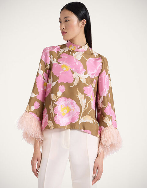 La DoubleJ Make An Exit Top Sylph Khaki TOP0104SIL001SYL01GR07