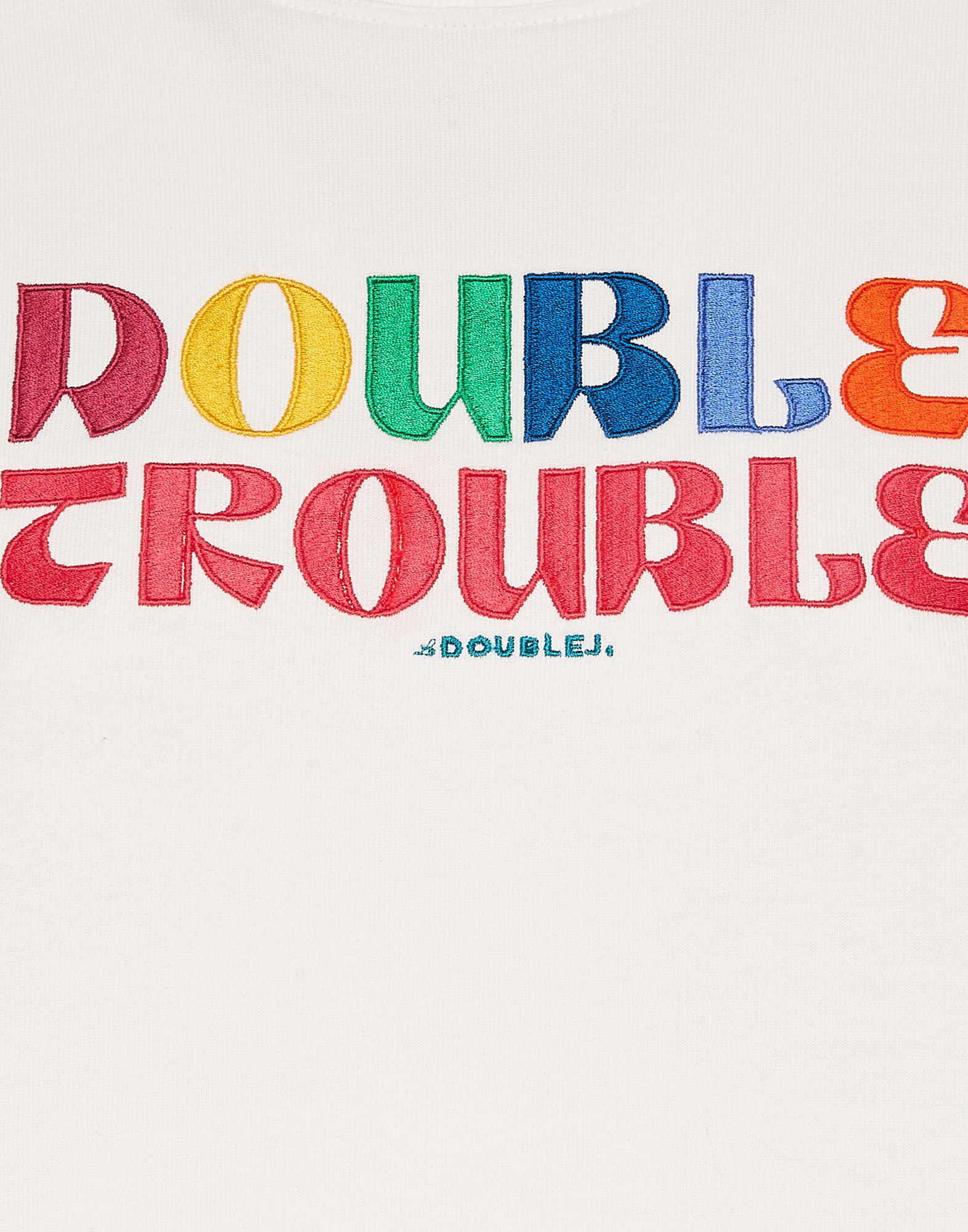 La DoubleJ Discman Tee Off White TSH0034JER031SOE02WH05