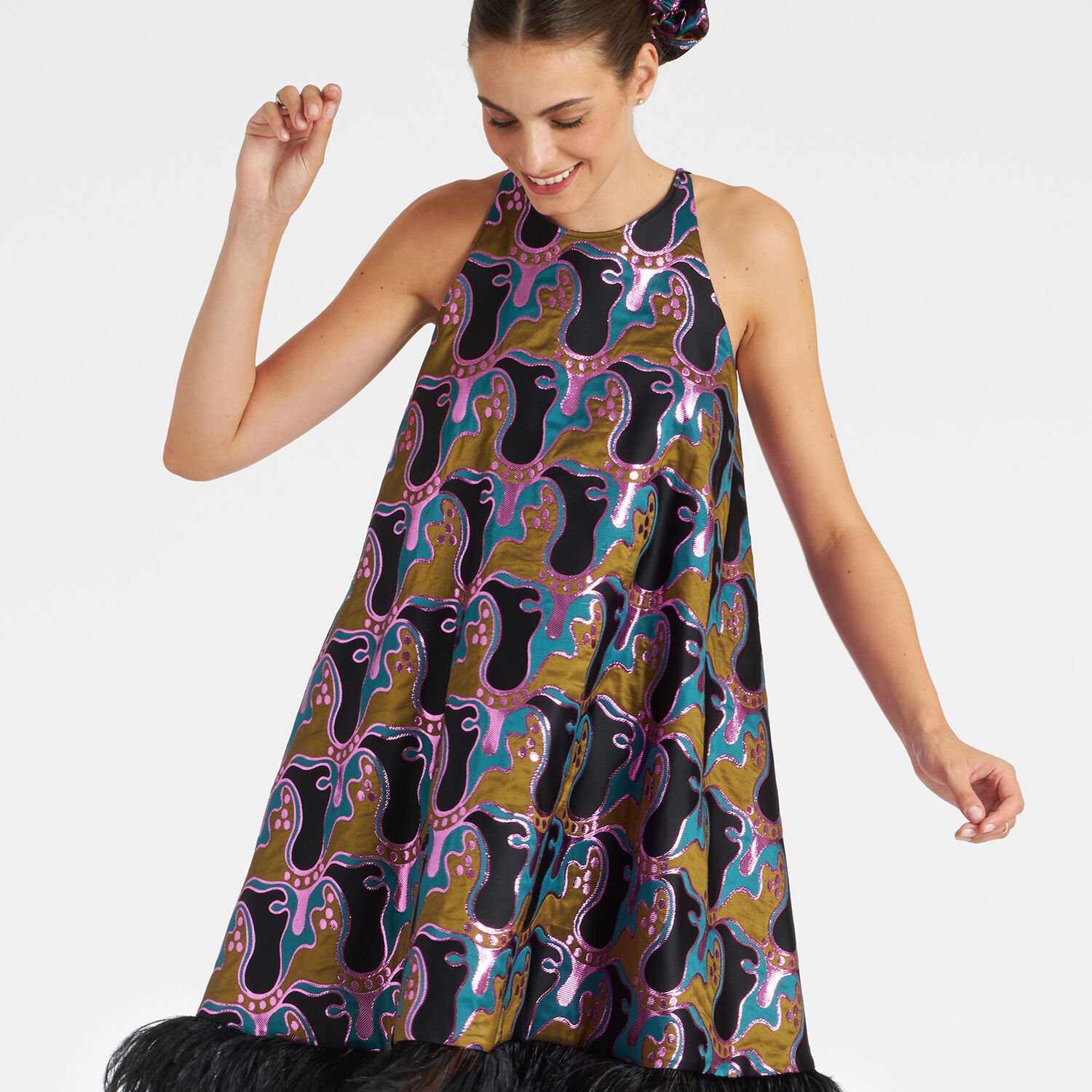 La Double J La Fenice Mini Dress