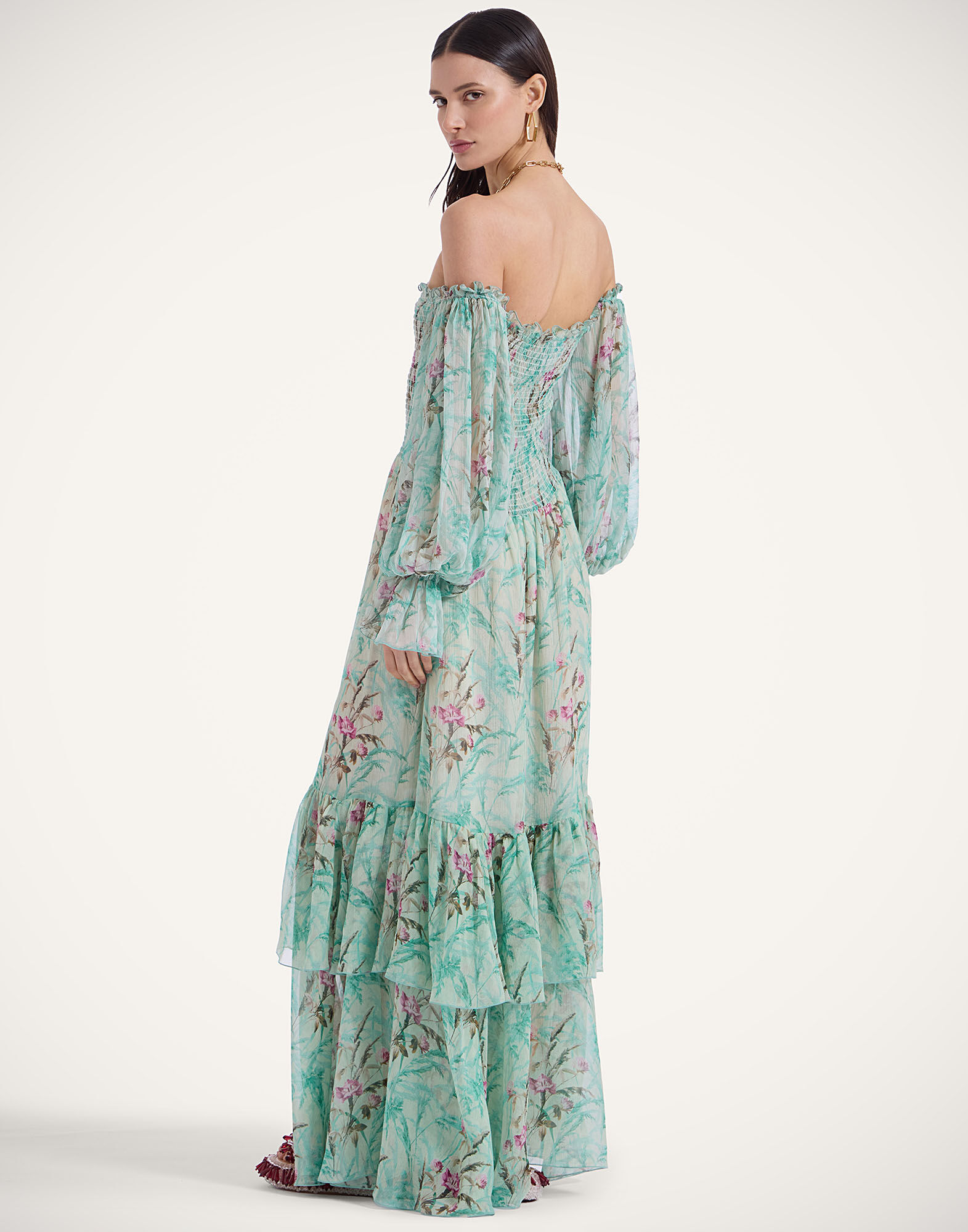 La DoubleJ Mayflower Dress Heath Mint DRE0851CRE009HEA01GR11