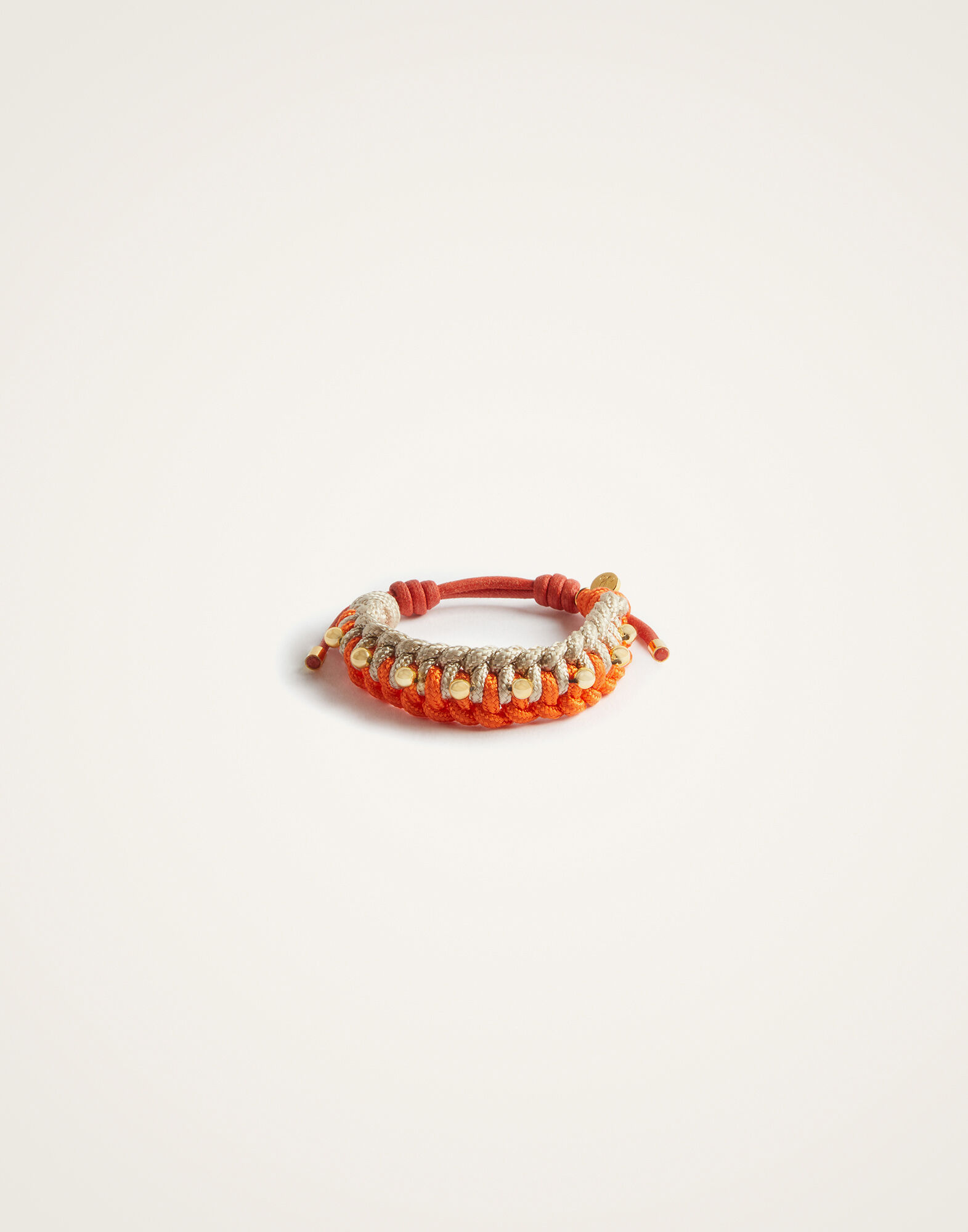 La DoubleJ Better Together Bracelet Bicolor Orange & Ivory BAC0011ROP001VA356OR02