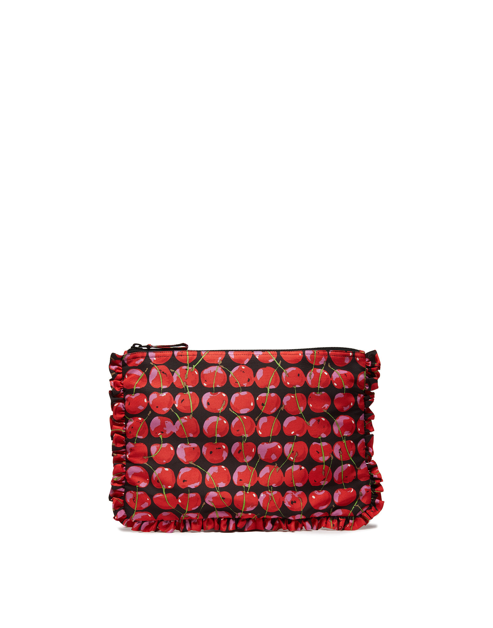 La DoubleJ Hand Pochette Black Cherries BAG0002FAI001CHY0003