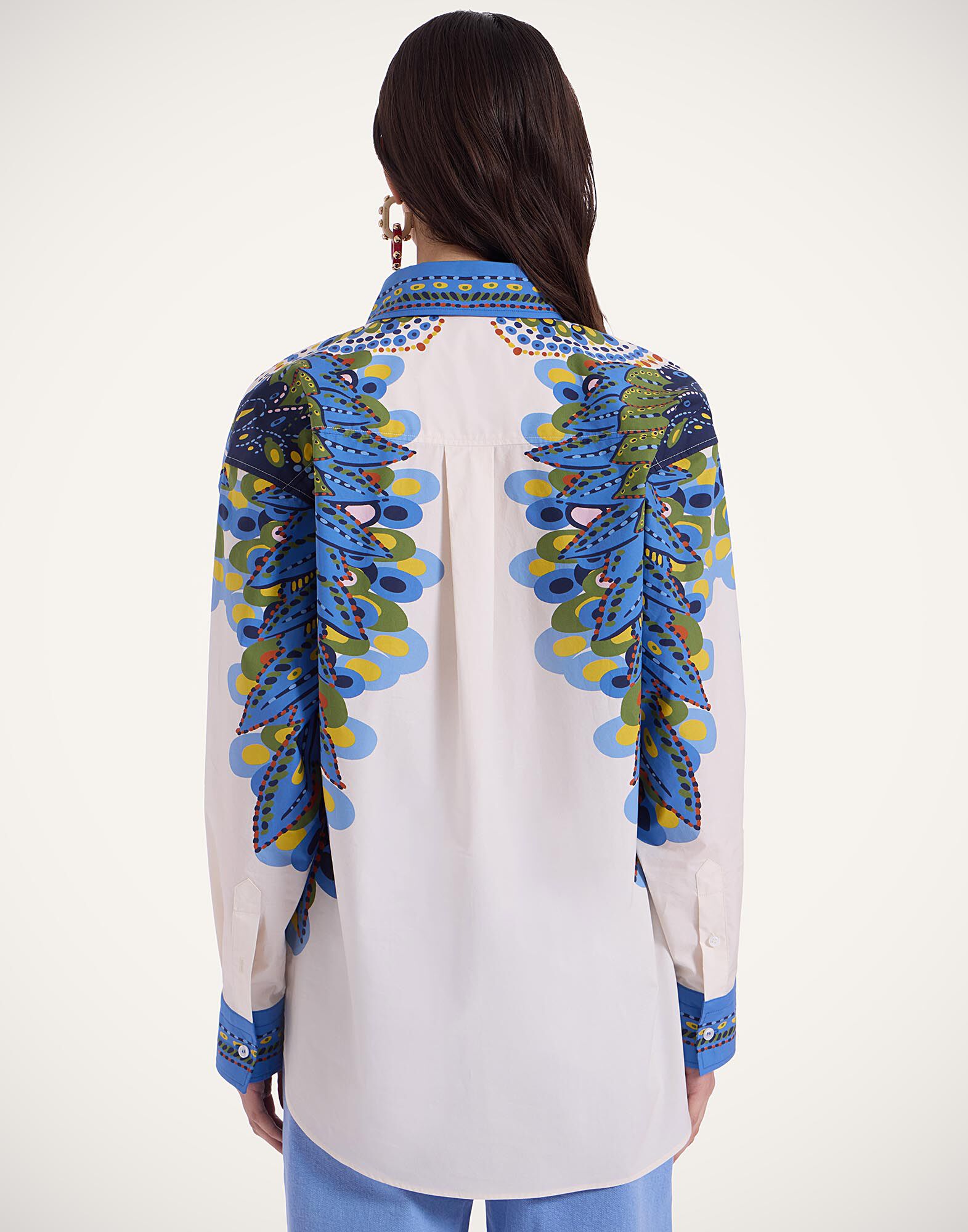 La DoubleJ Better Than You Boyfriend's Shirt Chakra Plac&eacute;e Multicolor SHI0092COT015CHA05MU01