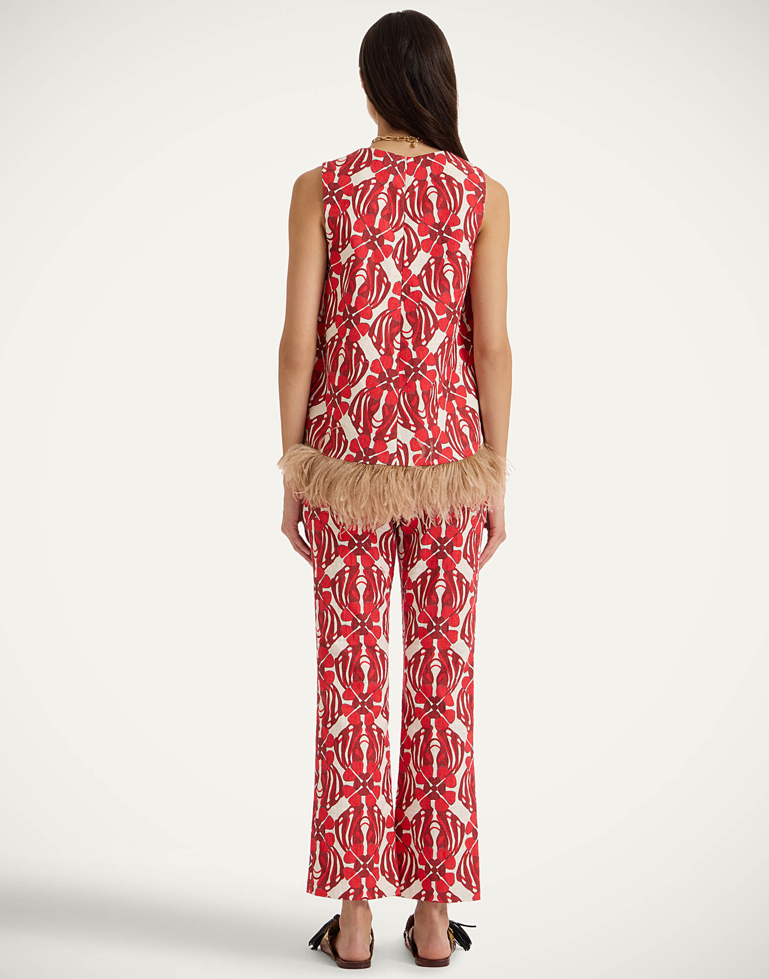 La DoubleJ 24/7 Pants Clover Red TRO0069COT005CLO05RE01