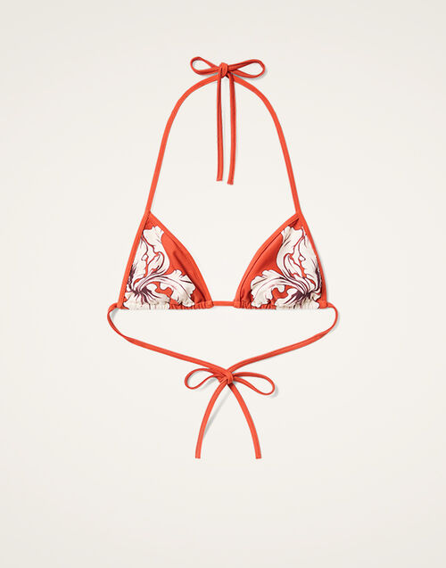 La DoubleJ Bikini Top Iris Plac&eacute;e Dark Orange SWI0032LYC003IRS07OR03