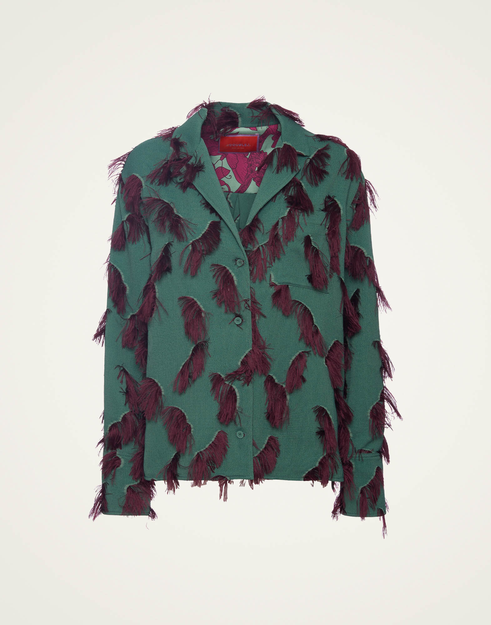 La DoubleJ Milano Jacket Hotspot Emerald JAC0100JCQ079SPO01GR04