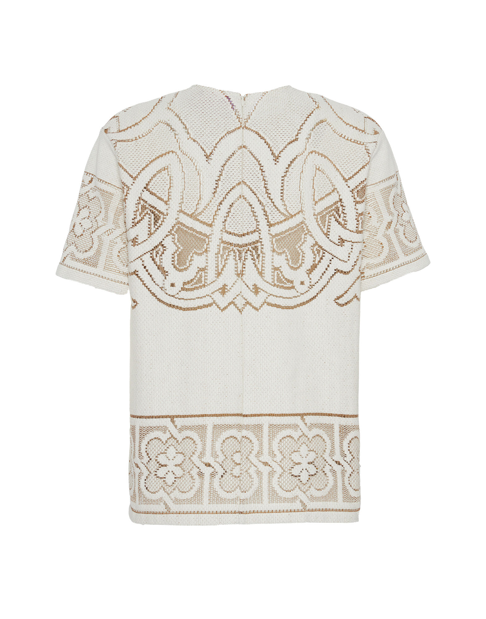 La DoubleJ Lacey House T-Shirt Solid White Smoke TSH0035EMB006SOLIDWH02