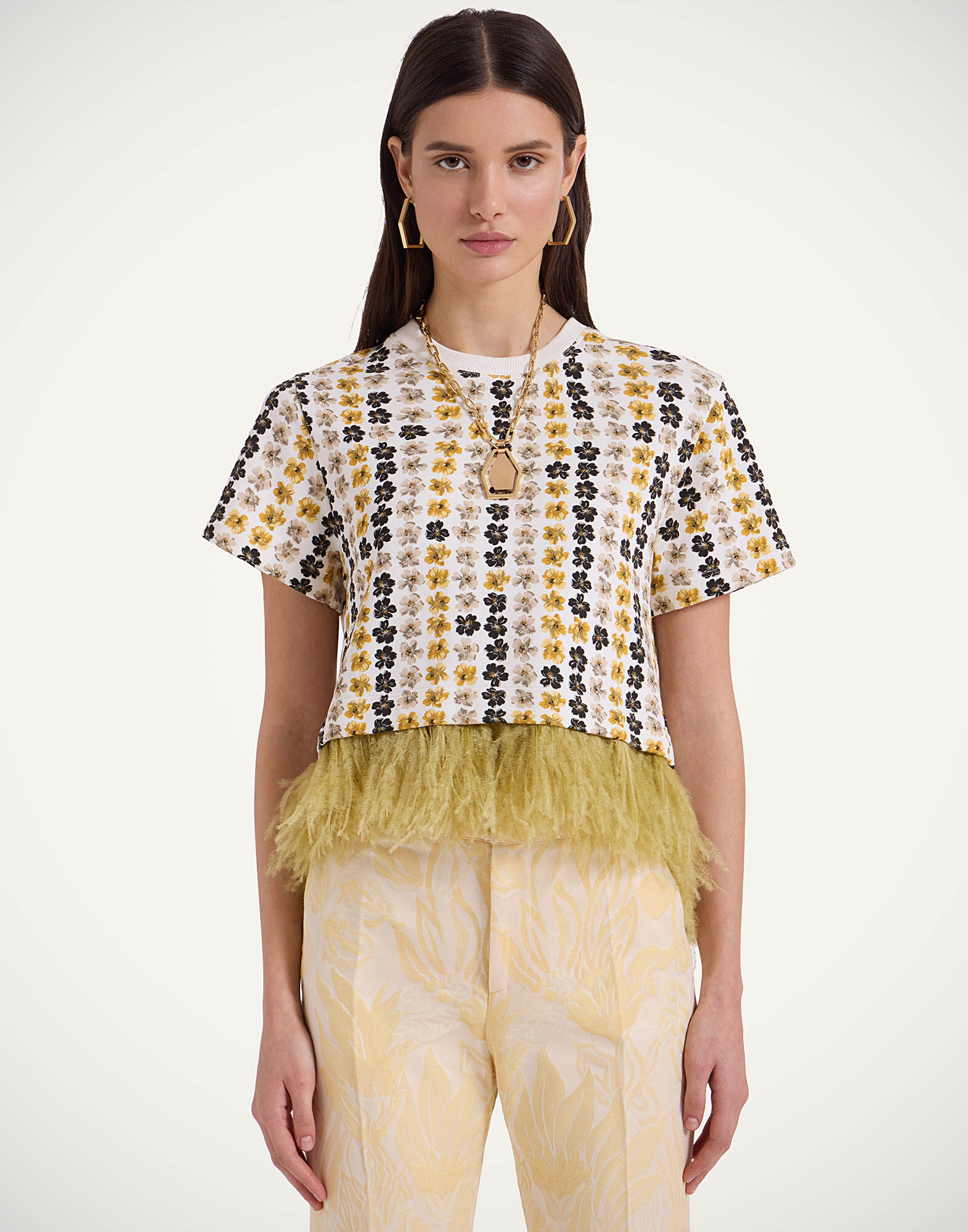 La DoubleJ La Scala Tee Cupid White TSH0026JER039CUP02WH01