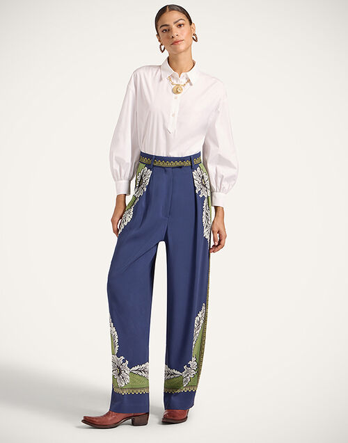 La DoubleJ Brooklyn Pants Bounty Placée Navy TRO0175VIS011BOU01BU06