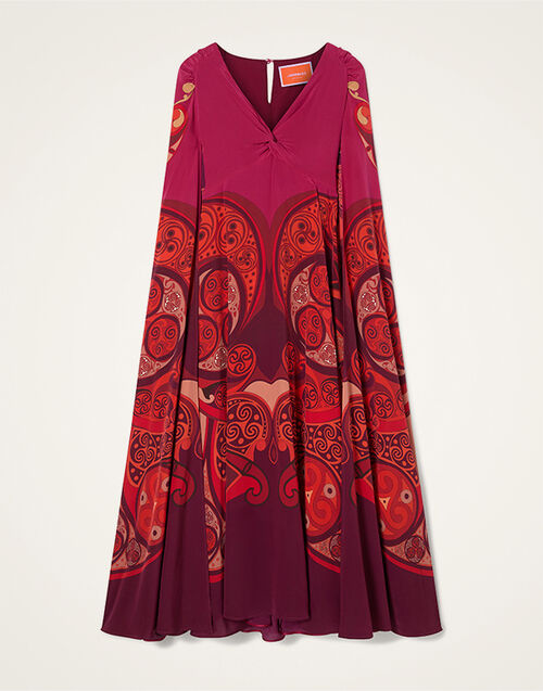 La DoubleJ Make An Entrance Dress Alchemy Plac&eacute;e Dark Red DRE1121CRE010ALC03RE40