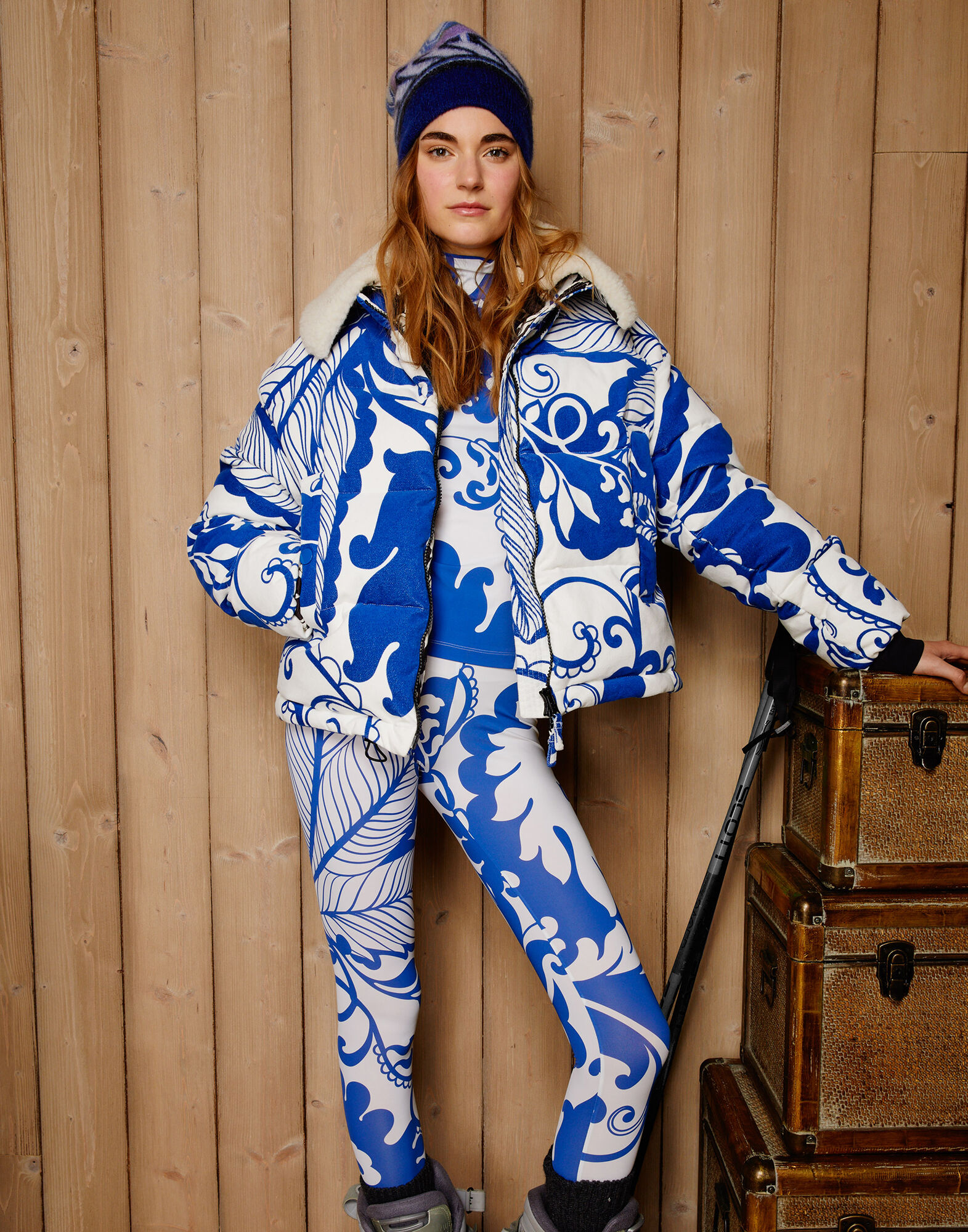 LaDoubleJ Leggings Marea Blu TRO0013JER005MRE0002