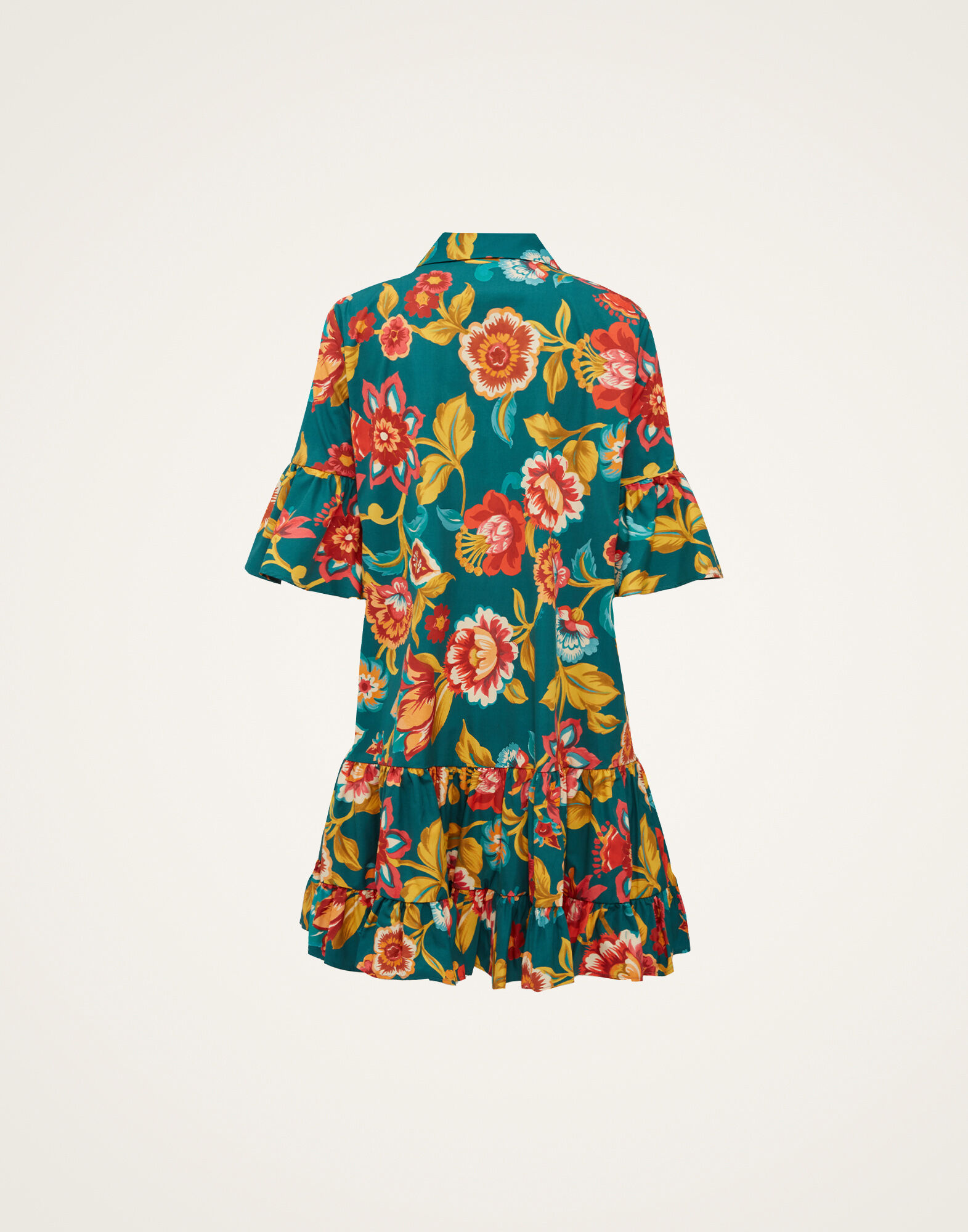 La DoubleJ Choux Dress Hottie Emerald DRE0193COT039HOT01GR04