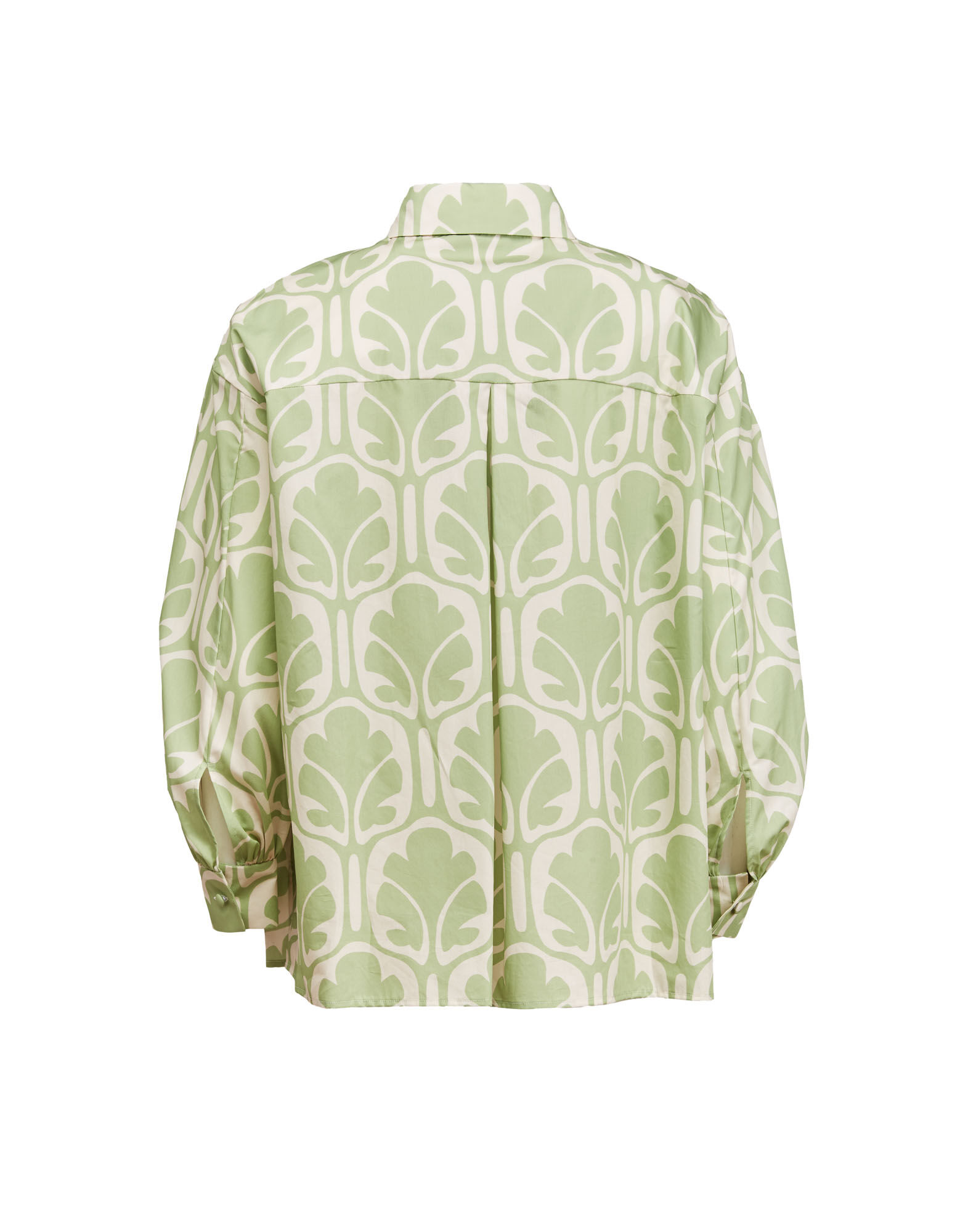 La DoubleJ Poet Shirt Grove SHI0055COT039GRV01GR05