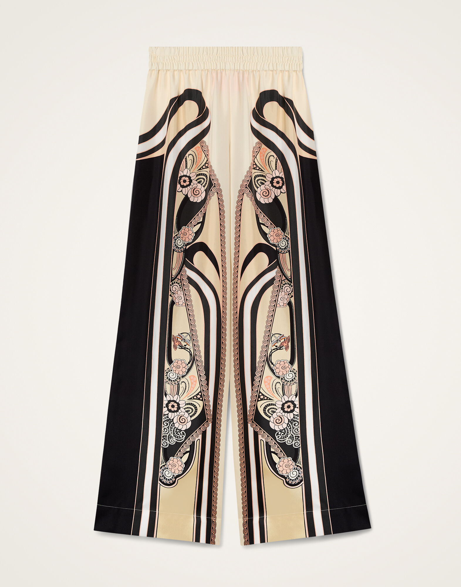 La DoubleJ Palazzo Pants Ambrosia Plac&eacute;e Pale Pink TRO0026SIL006AMB03PI02