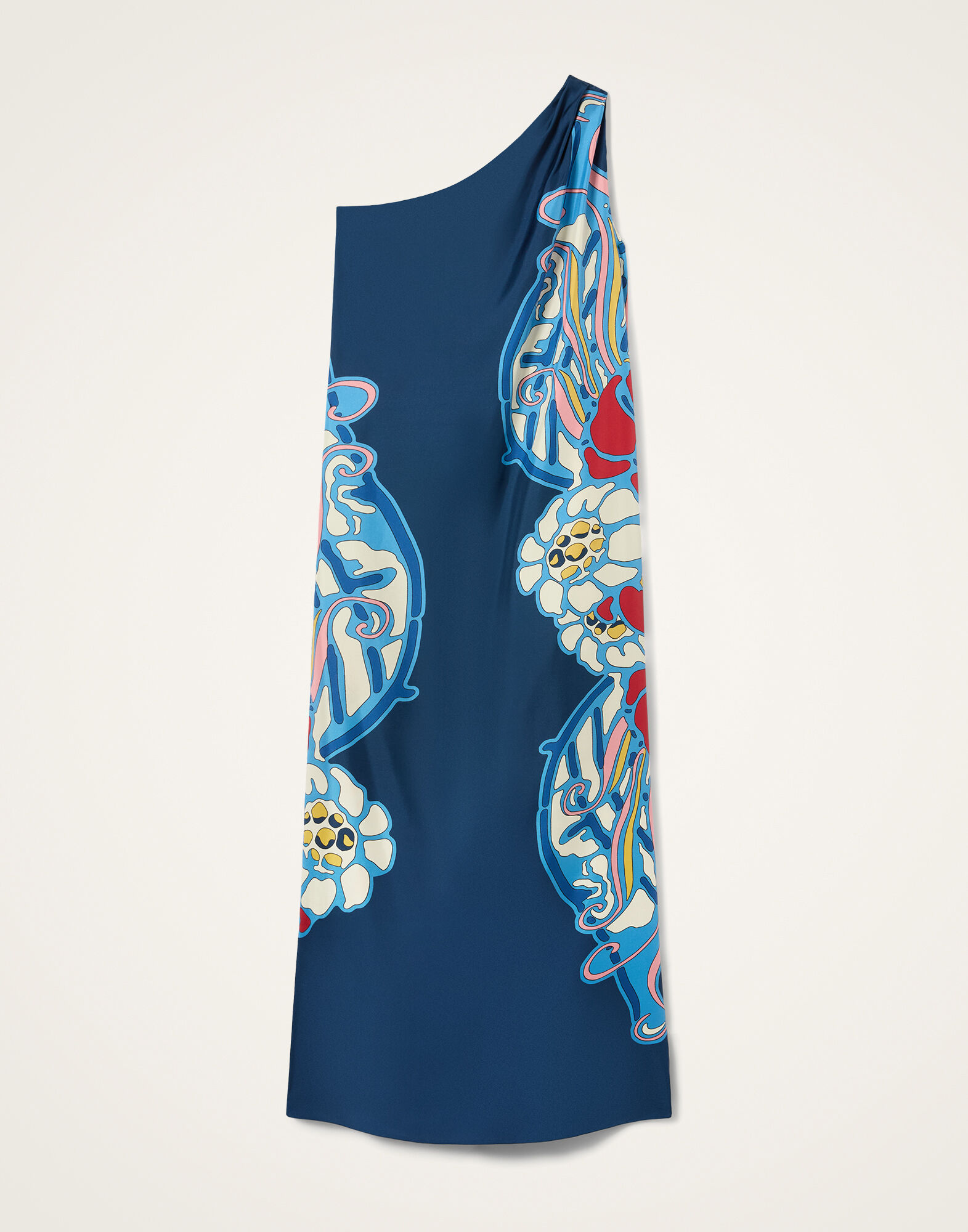 La DoubleJ Roy Dress Lemuria Plac&eacute;e Blue DRE0304SIL006LEM02BU03