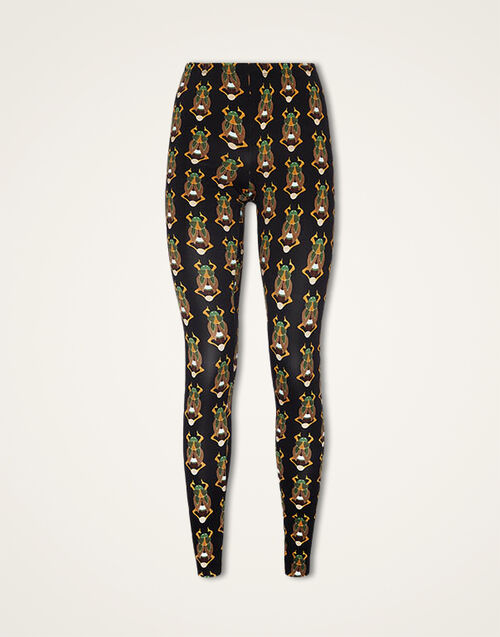 La DoubleJ Leggings Scarab Black TRO0013JER005SCA01BL01