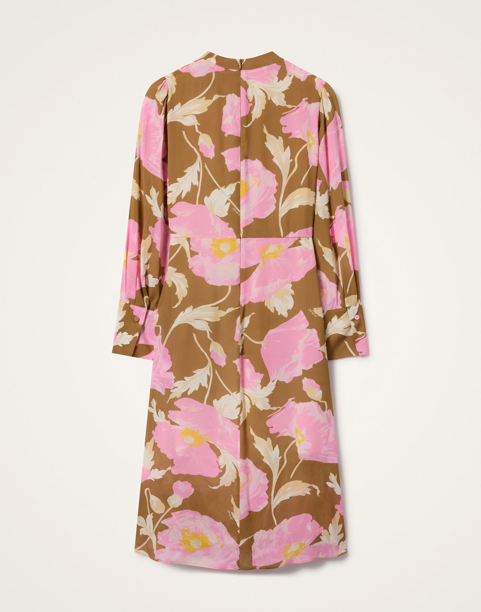 La DoubleJ Eve Midi Dress Sylph Khaki DRE0808VIS019SYL01GR07