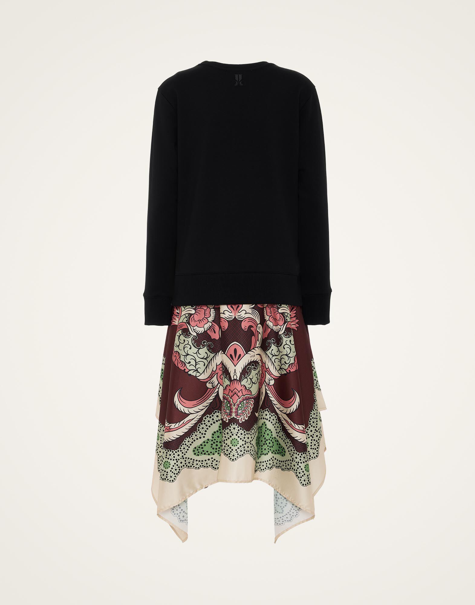 La DoubleJ Sporty Foulard Dress Portal Plac&eacute;e Brown DRE0639JER040POR02BR11