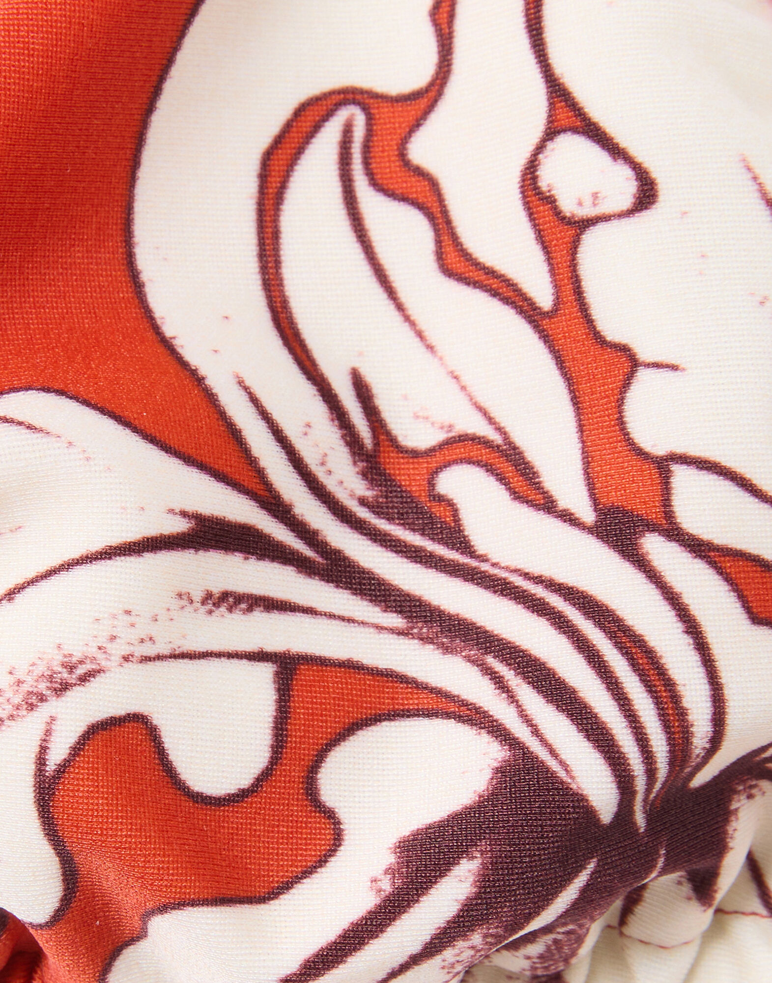 La DoubleJ Bikini Top Iris Plac&eacute;e Dark Orange SWI0032LYC003IRS07OR03