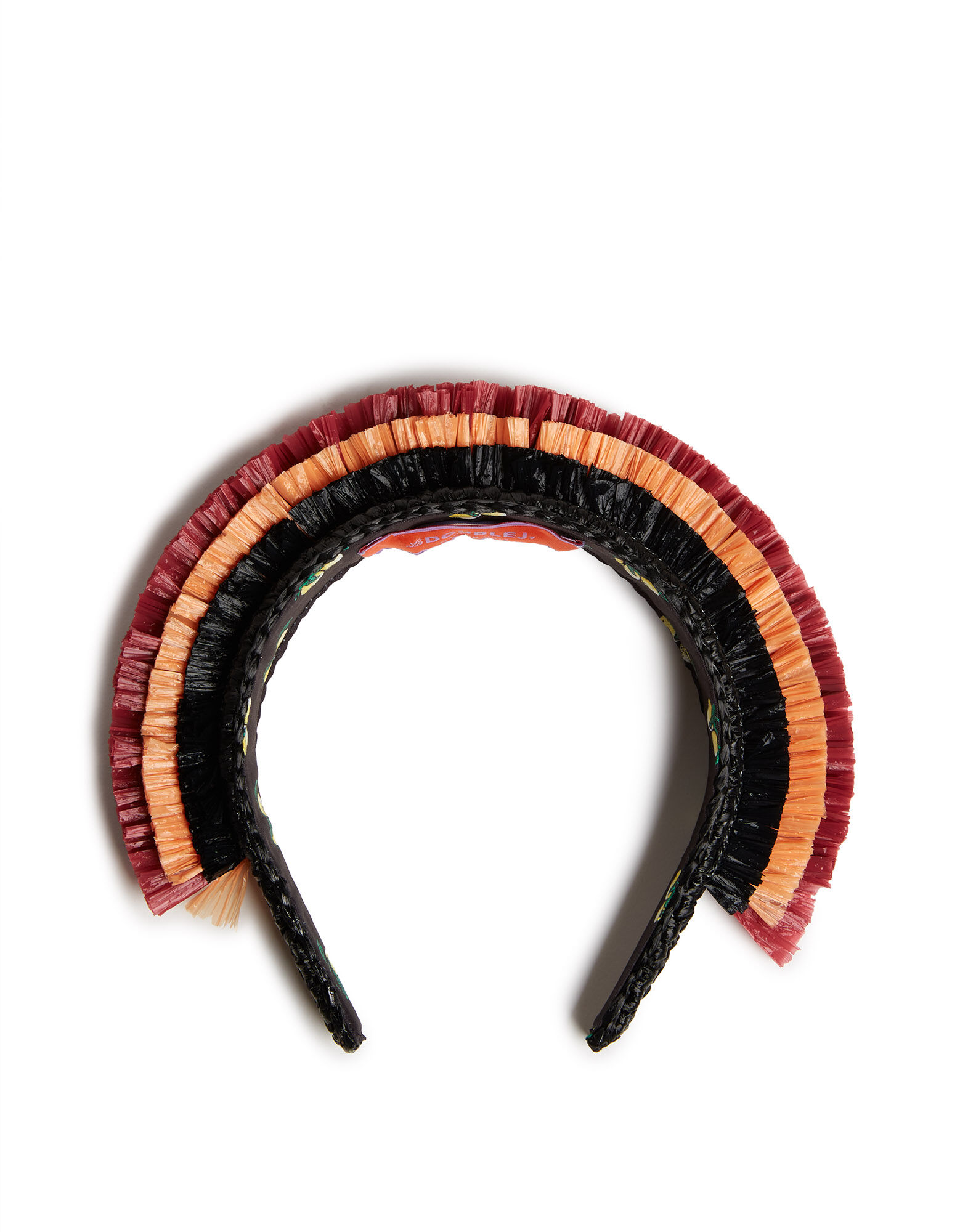 La DoubleJ Halo Headband Solid Black HEB0011RAF003SOLIDBL01