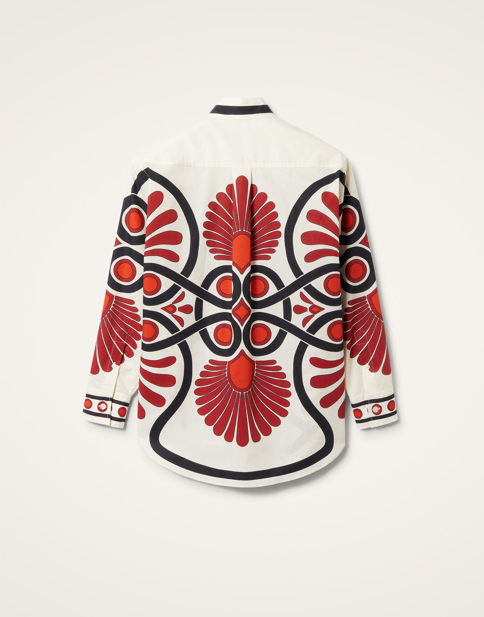 La DoubleJ Better Than Your Boyfriend's Shirt Medallion Plac&eacute;e Cream SHI0092COT015MED01WH03