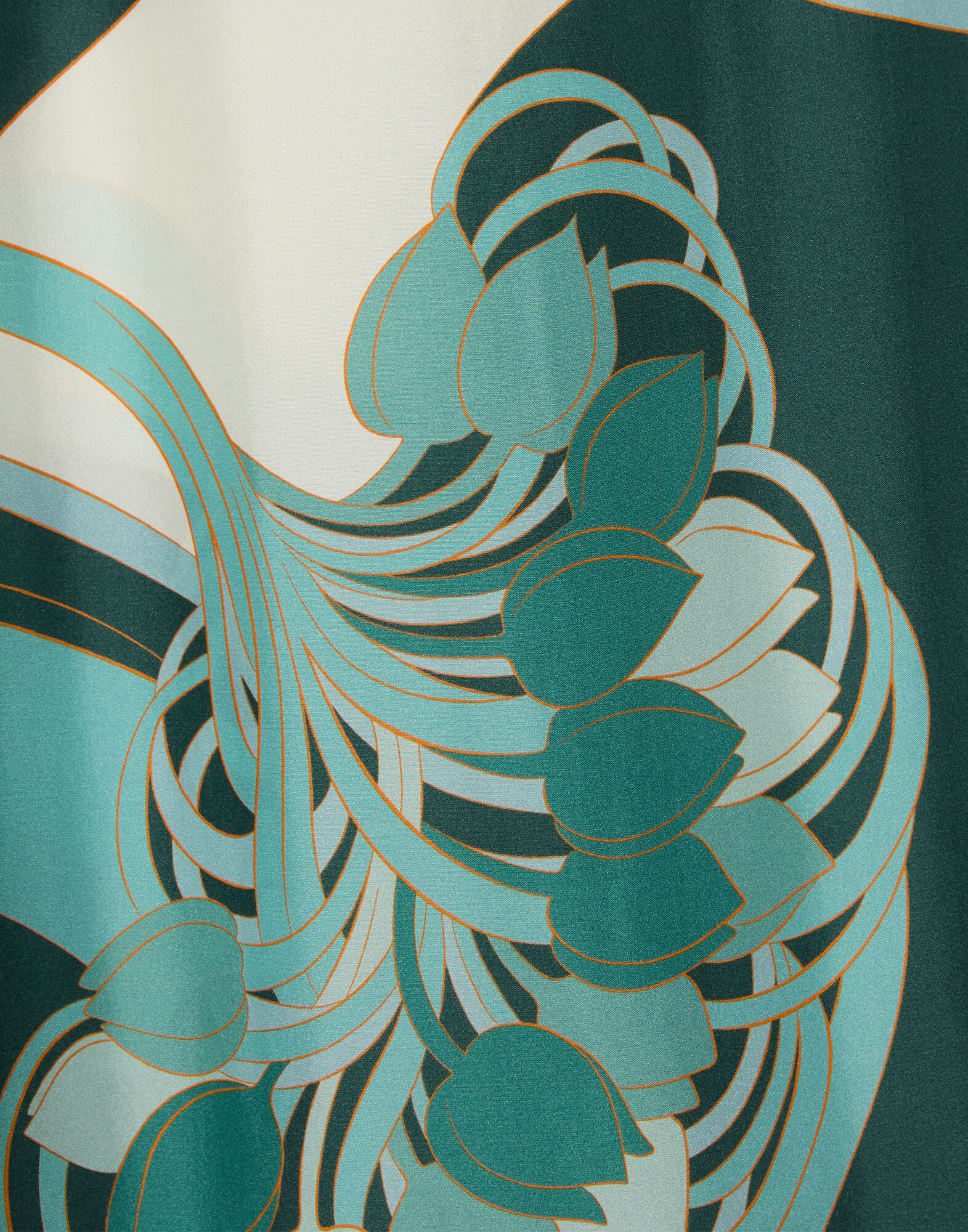 La DoubleJ Scarf Dress Blooming Tulip Plac&eacute;e Dark Green DRE0964SIL009BTU01GR03